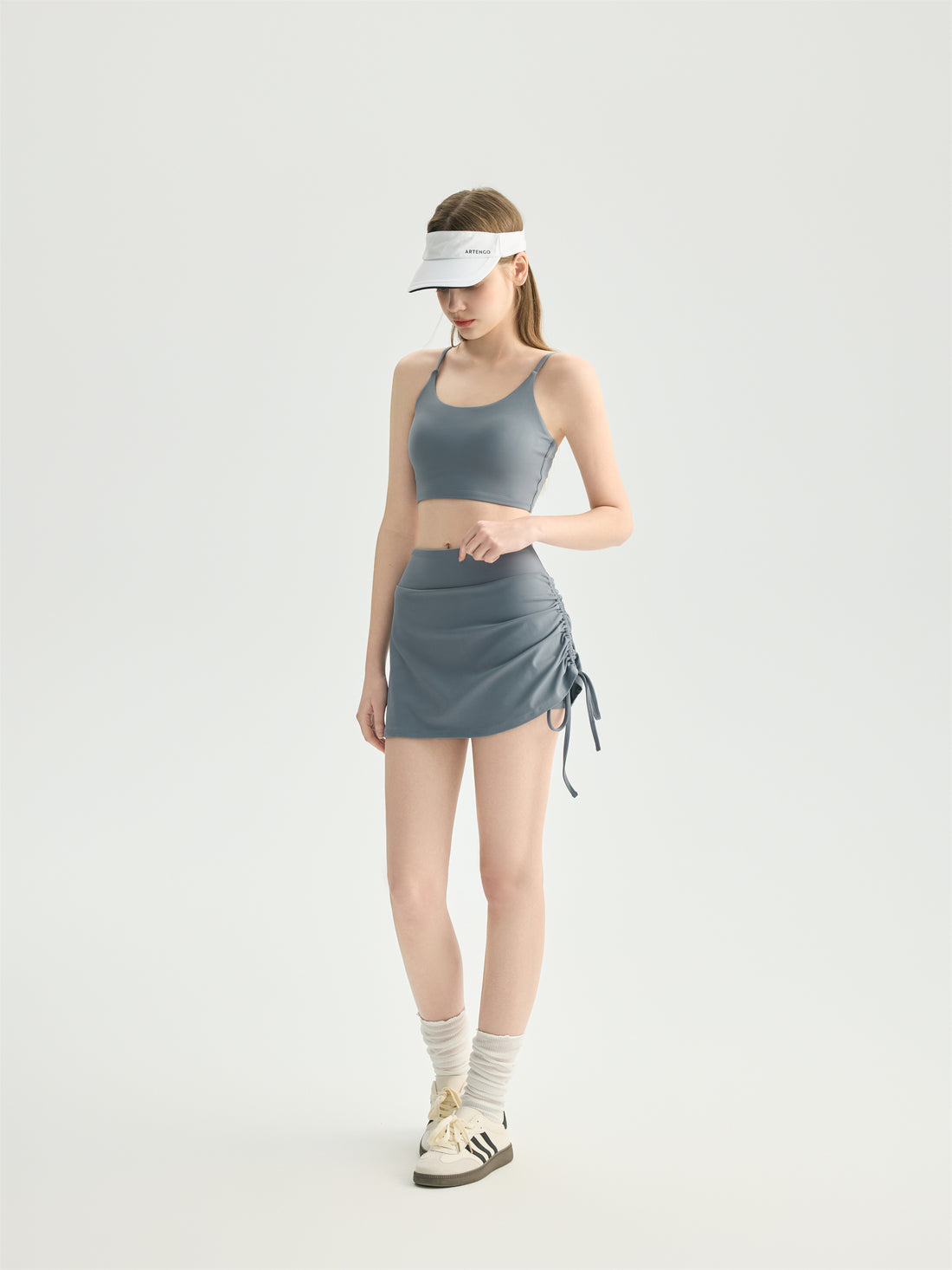 Side Drawstring Skirt