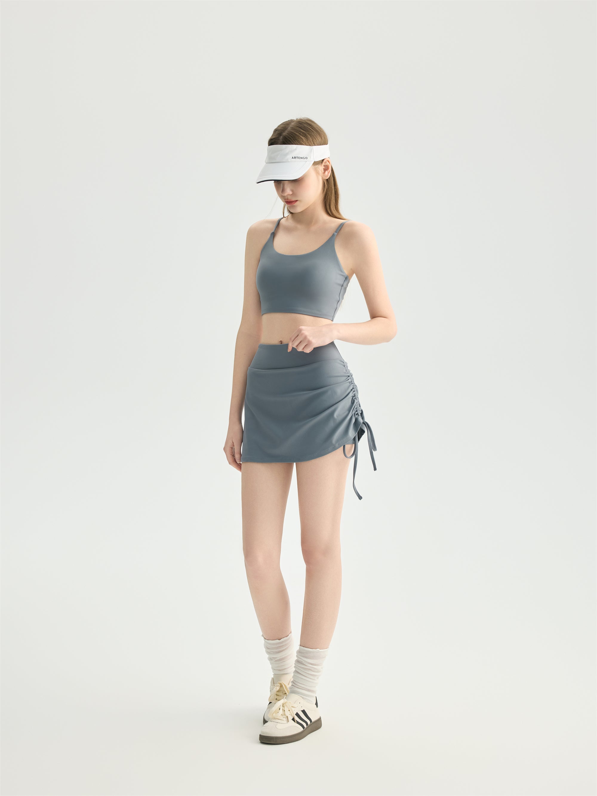 Side Drawstring Skirt