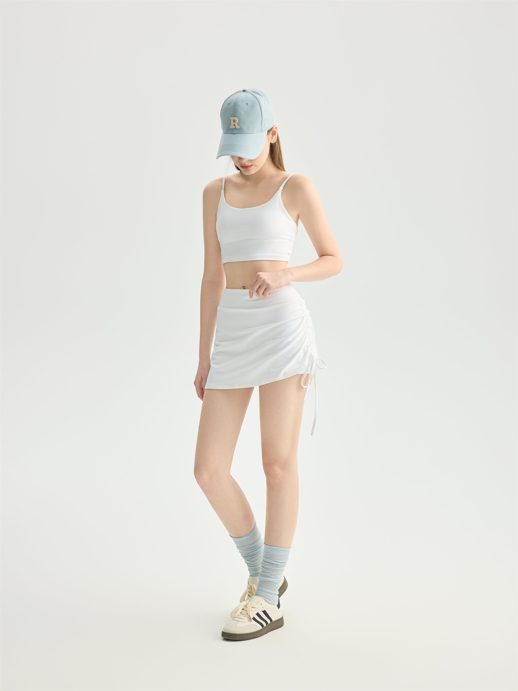 Side Drawstring Skirt