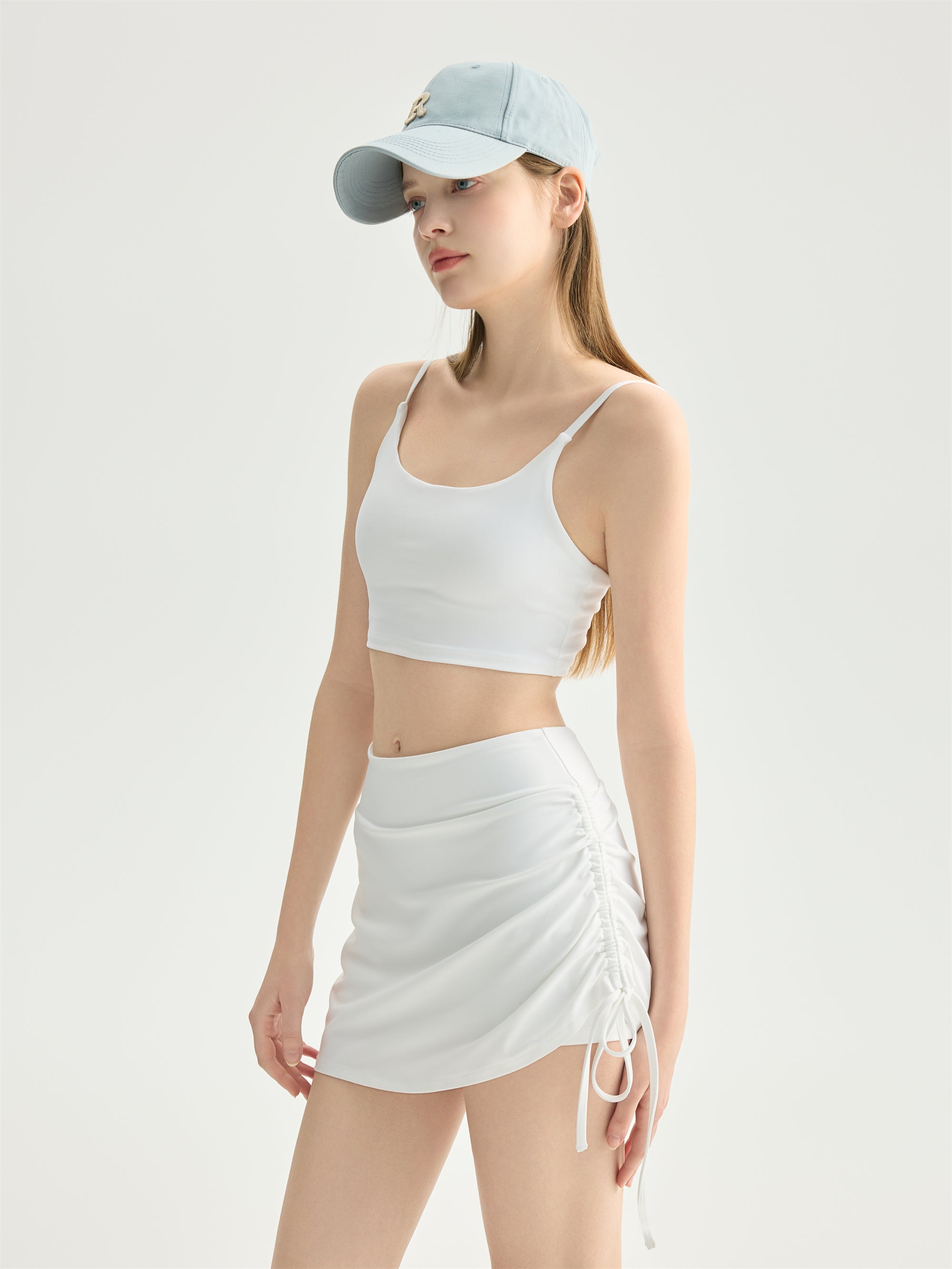 Side Drawstring Skirt