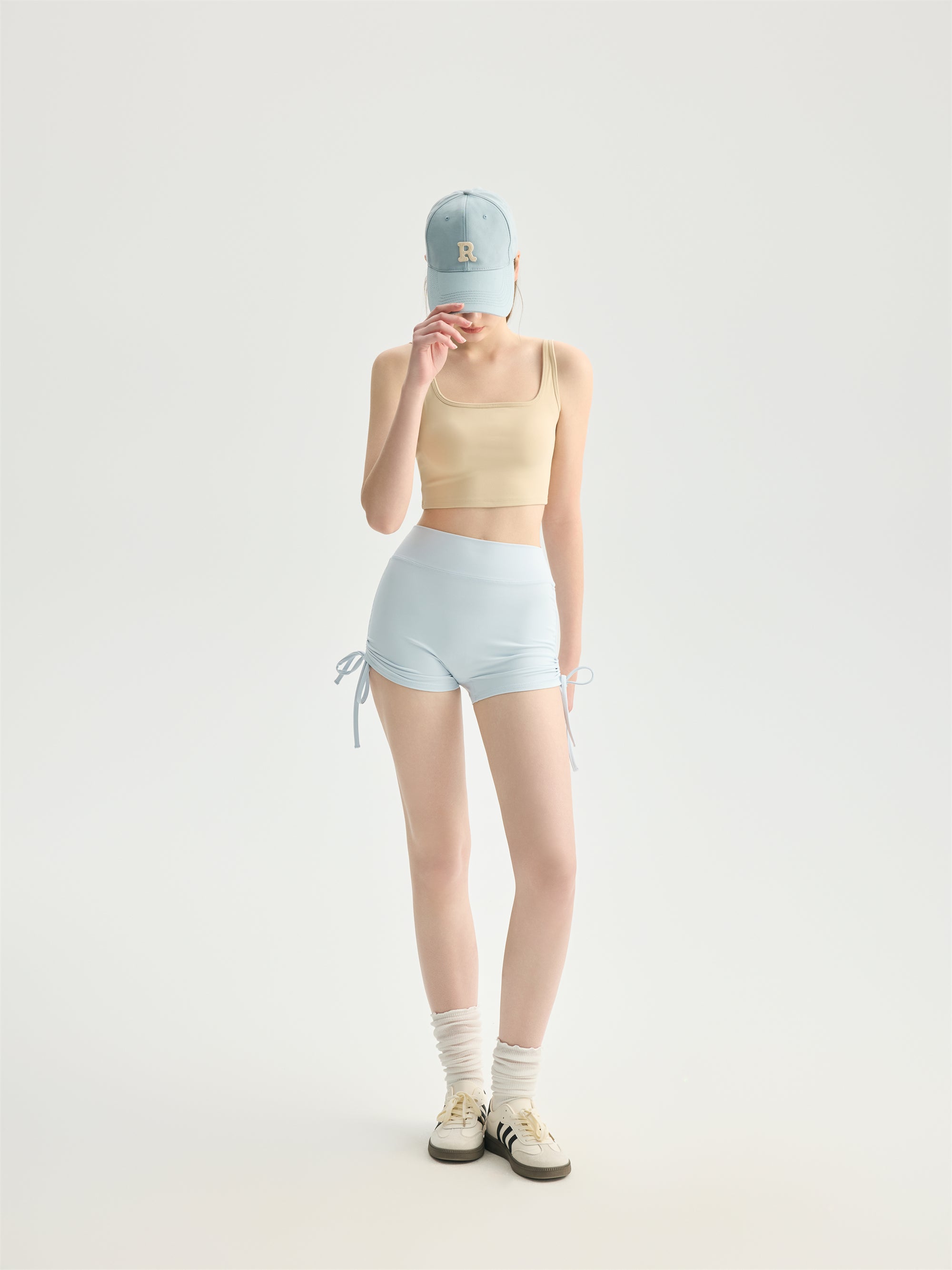 Square Neck U-Back Yoga Bra