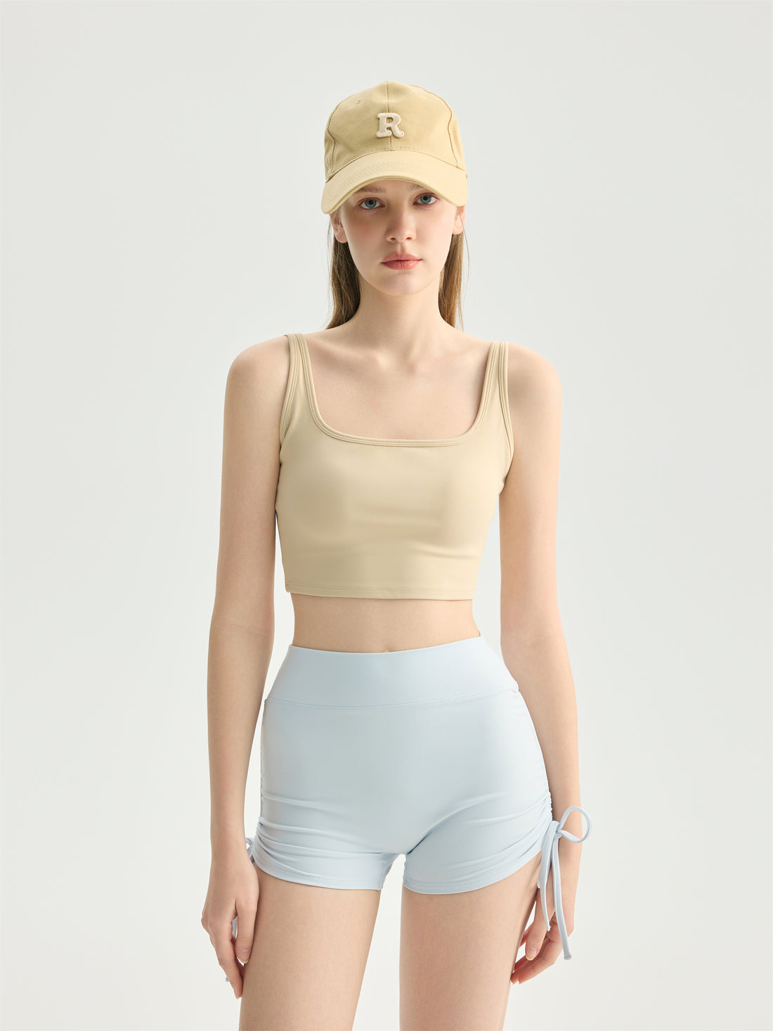 Square Neck U-Back Yoga Bra