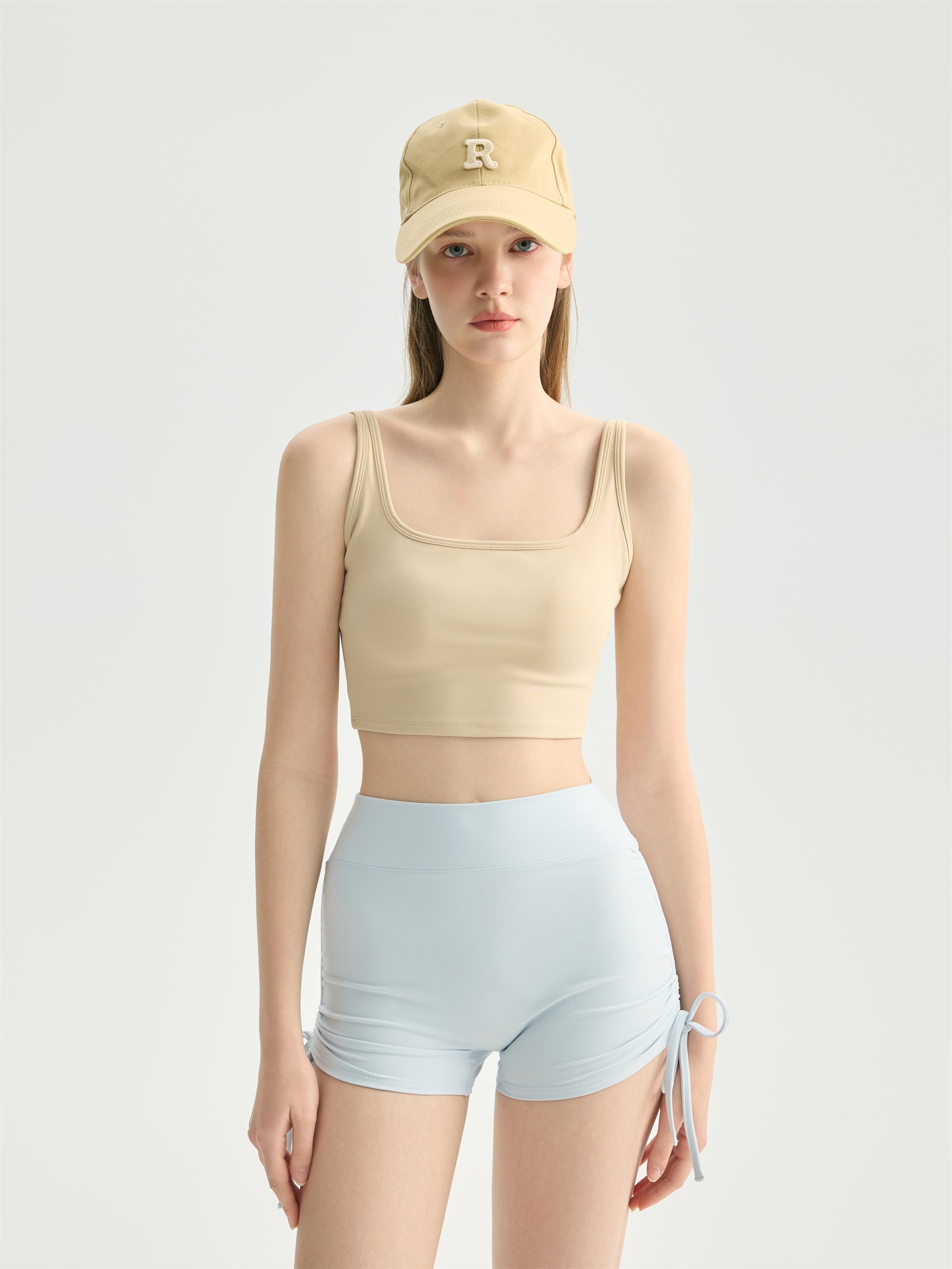Square Neck U-Back Yoga Bra