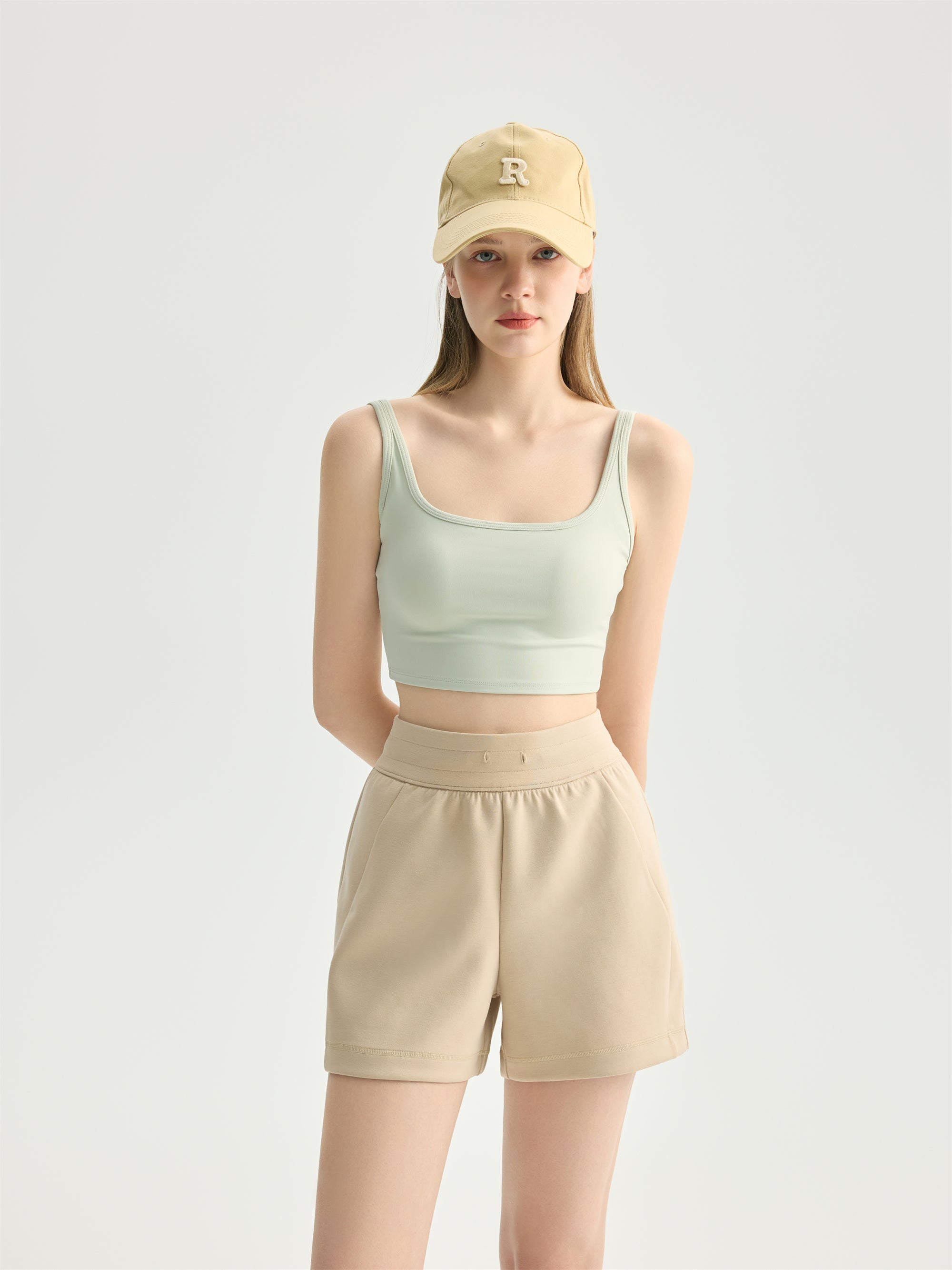 Square Neck U-Back Yoga Bra