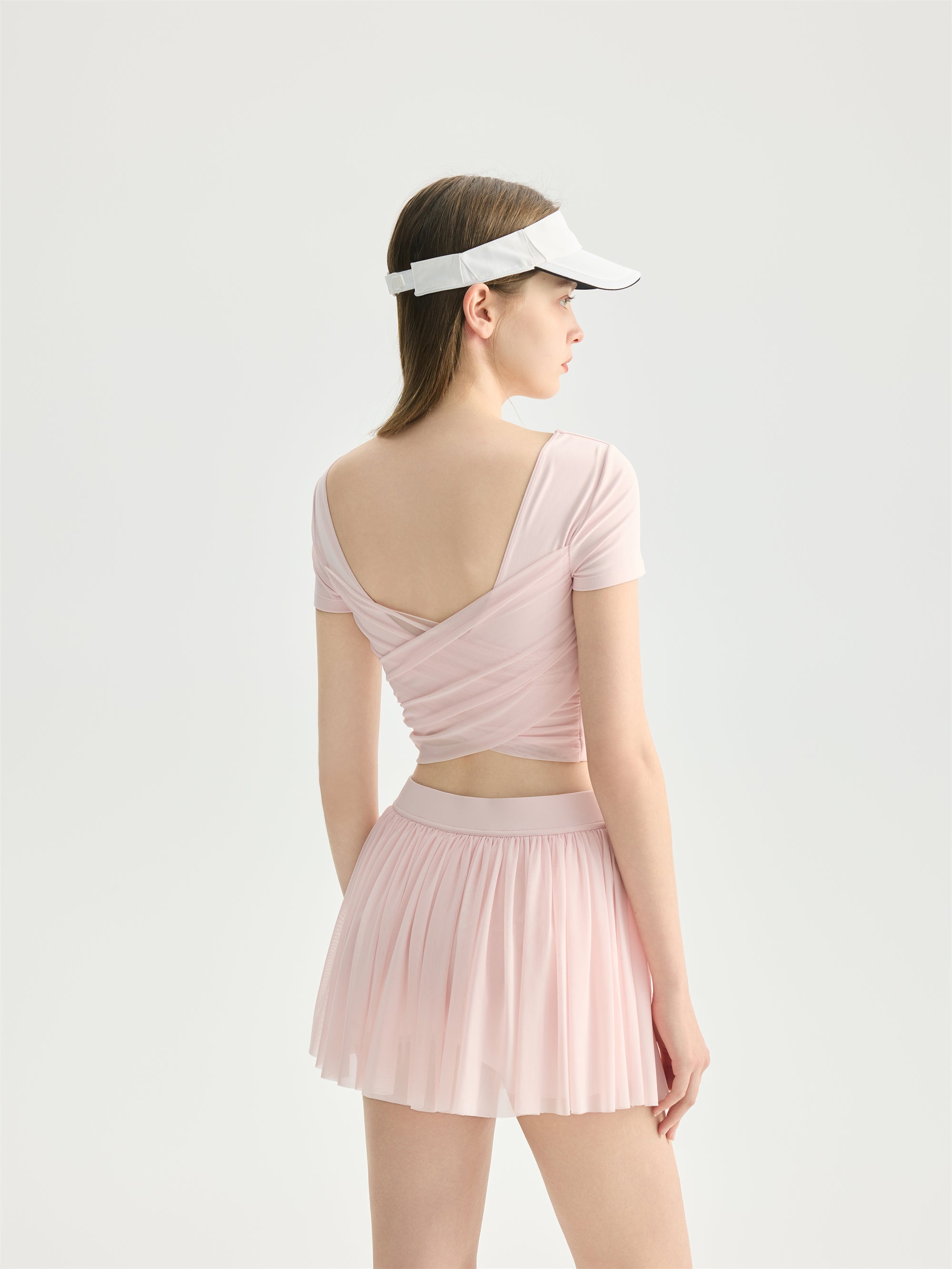 Pleated Active Skirt