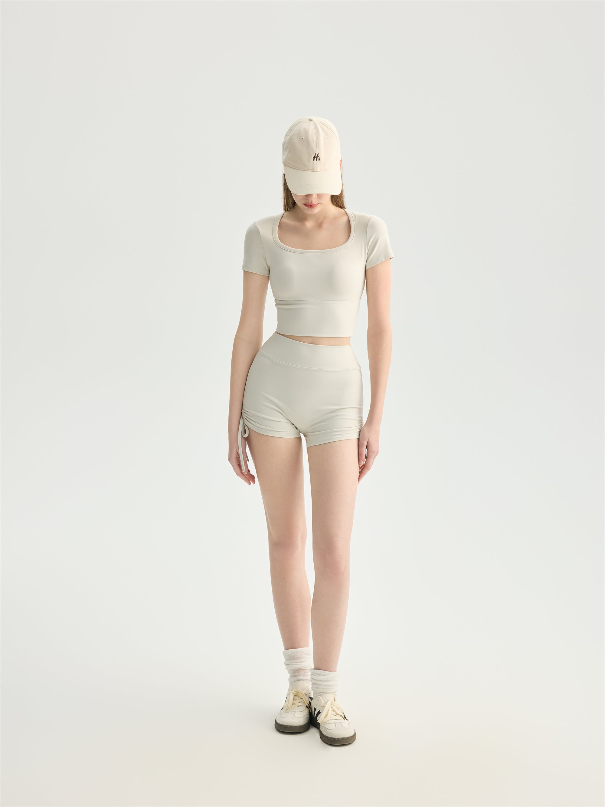 Built-In Bra Crop Tee