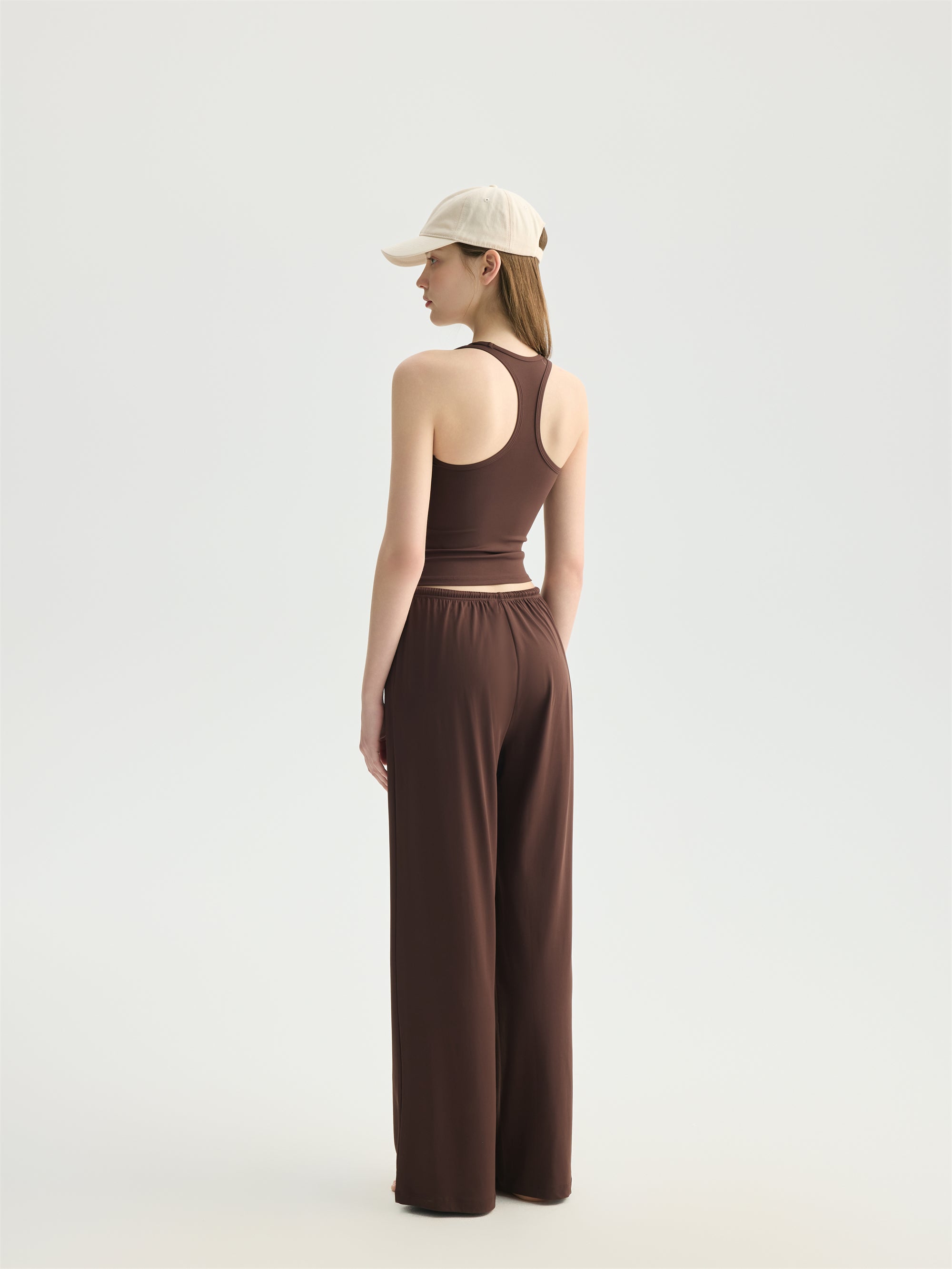 Relaxed Fit Wide-Leg Pants