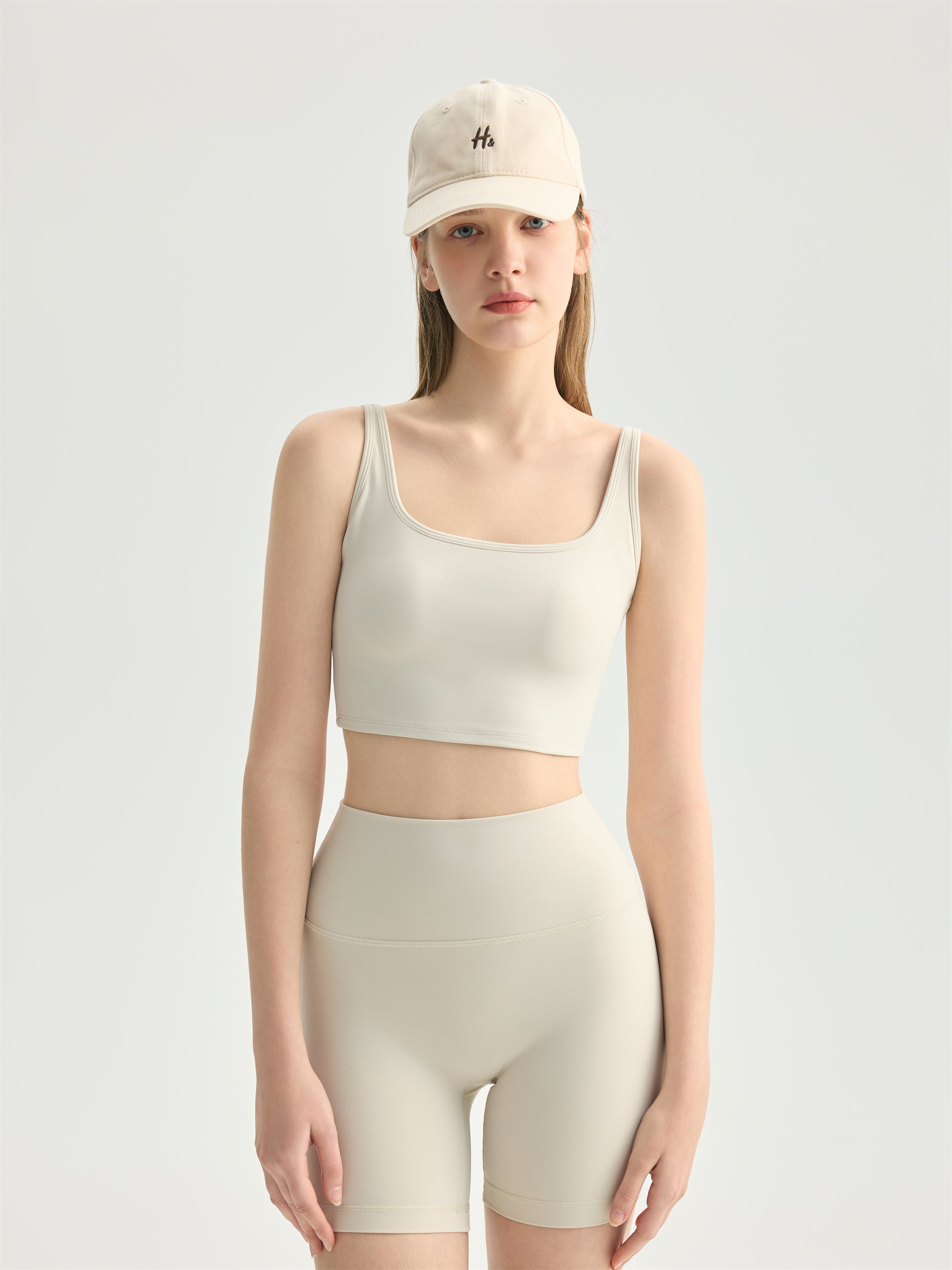 Square Neck U-Back Yoga Bra