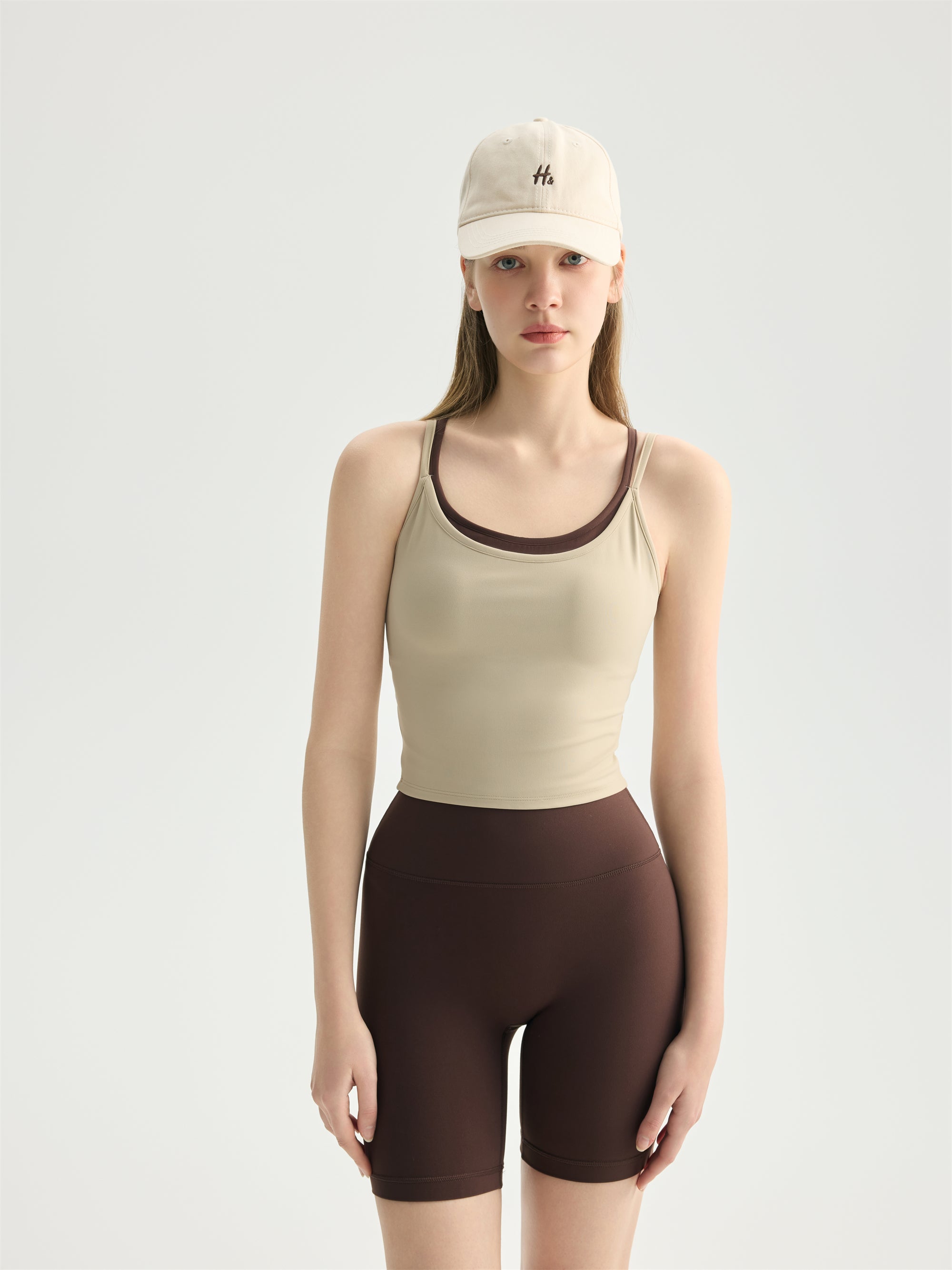 Contrast Strap Back Tank