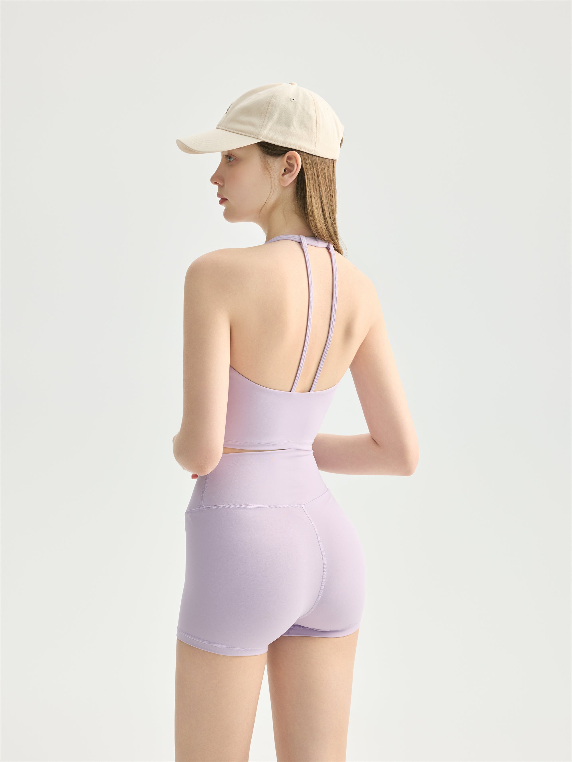 Twist Halter Yoga Bra