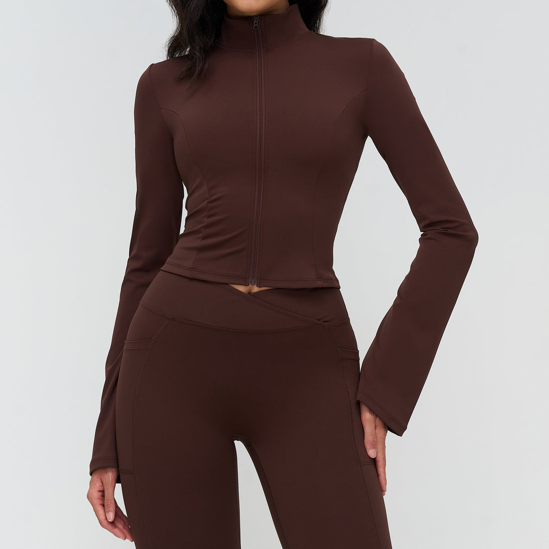 Women’s Slim-Fit Zip-Up Sports Jacket