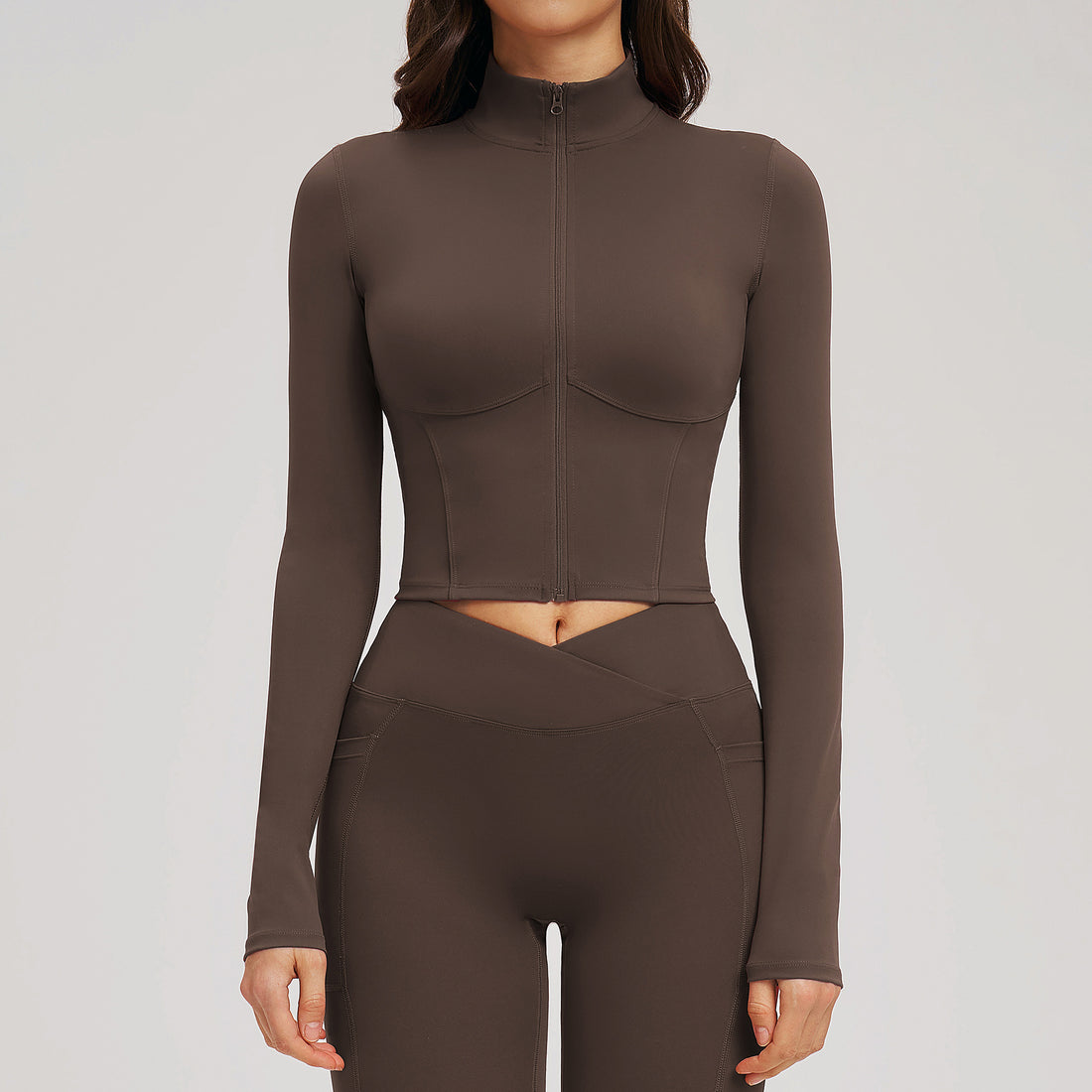 Women’s Slim-Fit Zip-Up Sports Jacket