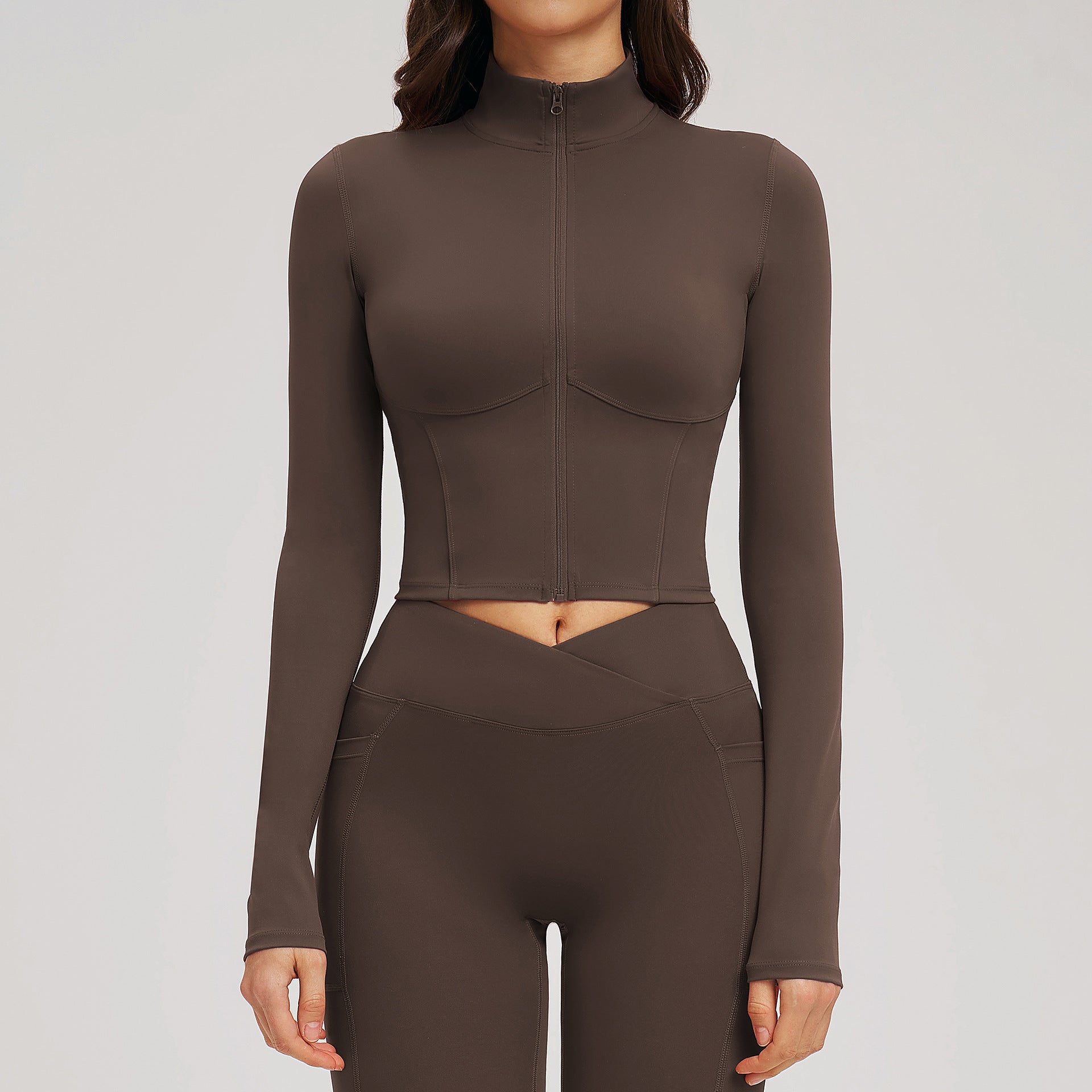 Women’s Slim-Fit Zip-Up Sports Jacket