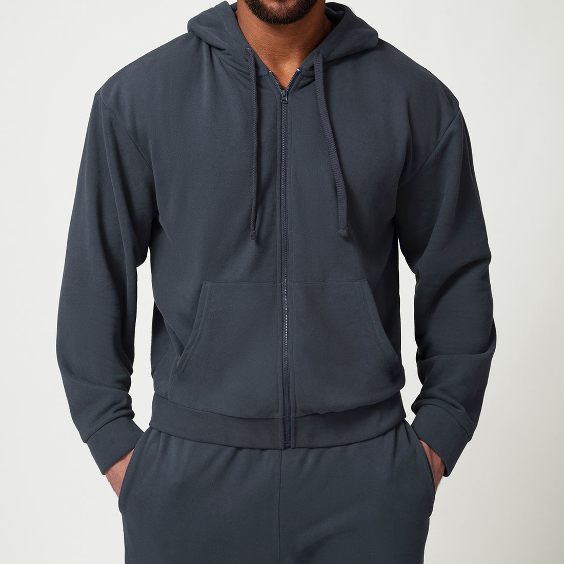 Men’s Zip-Up Hoodie Sweat Jacket
