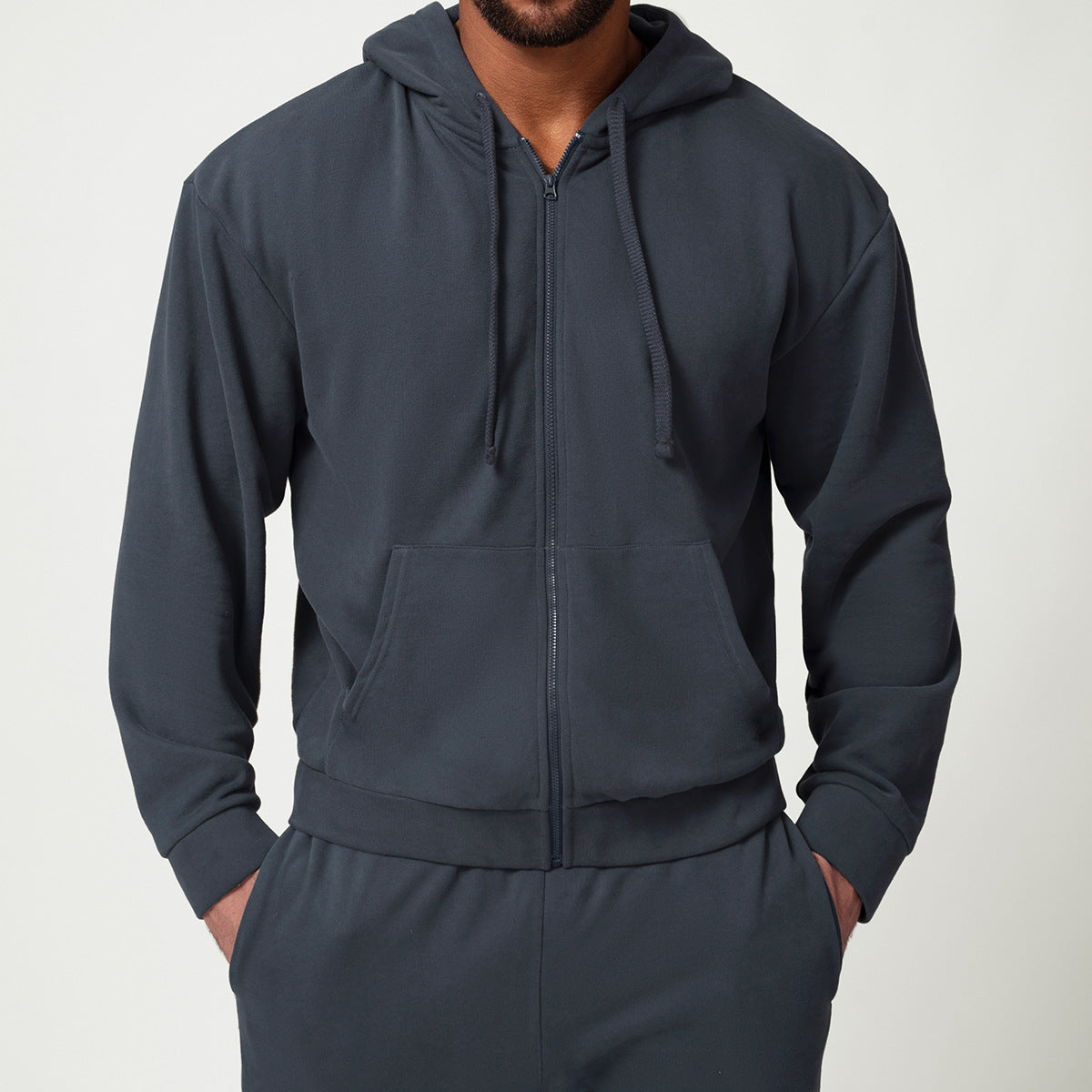 Men’s Zip-Up Hoodie Sweat Jacket