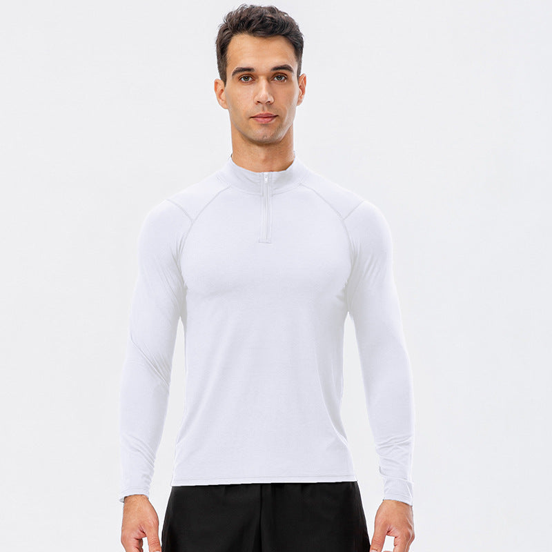 Men’s Half-Zip Performance Long Sleeve Training Top