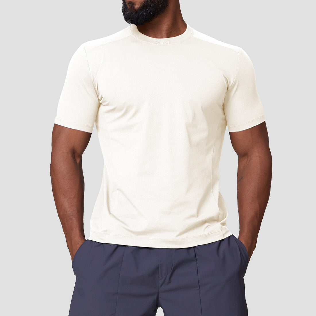 Men’s Anti-UV Quick-Dry Crew Neck T-Shirt