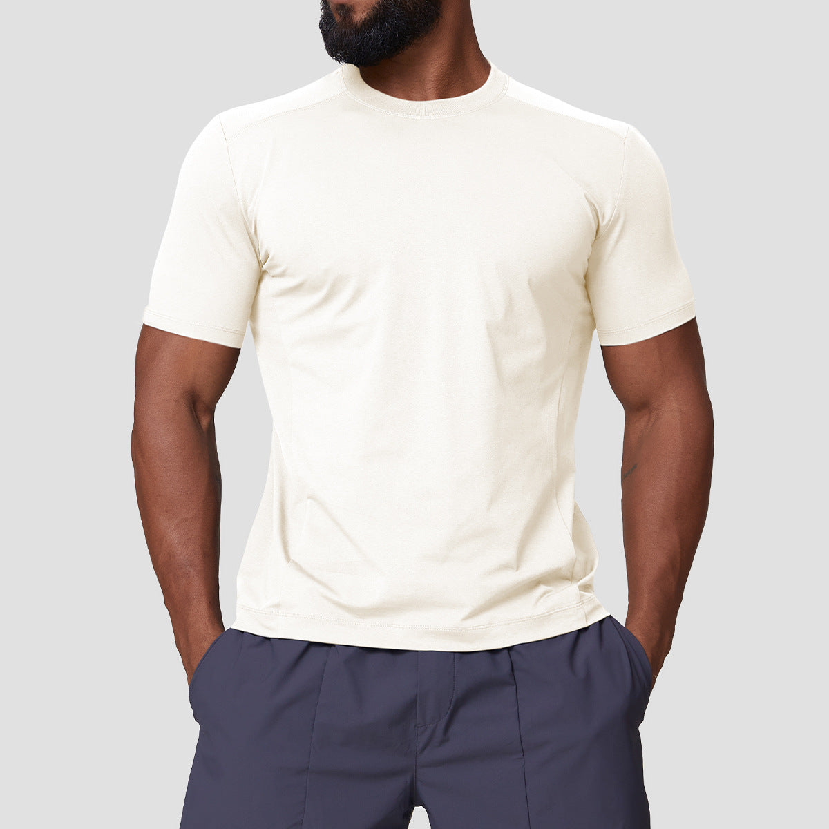 Men’s Anti-UV Quick-Dry Crew Neck T-Shirt