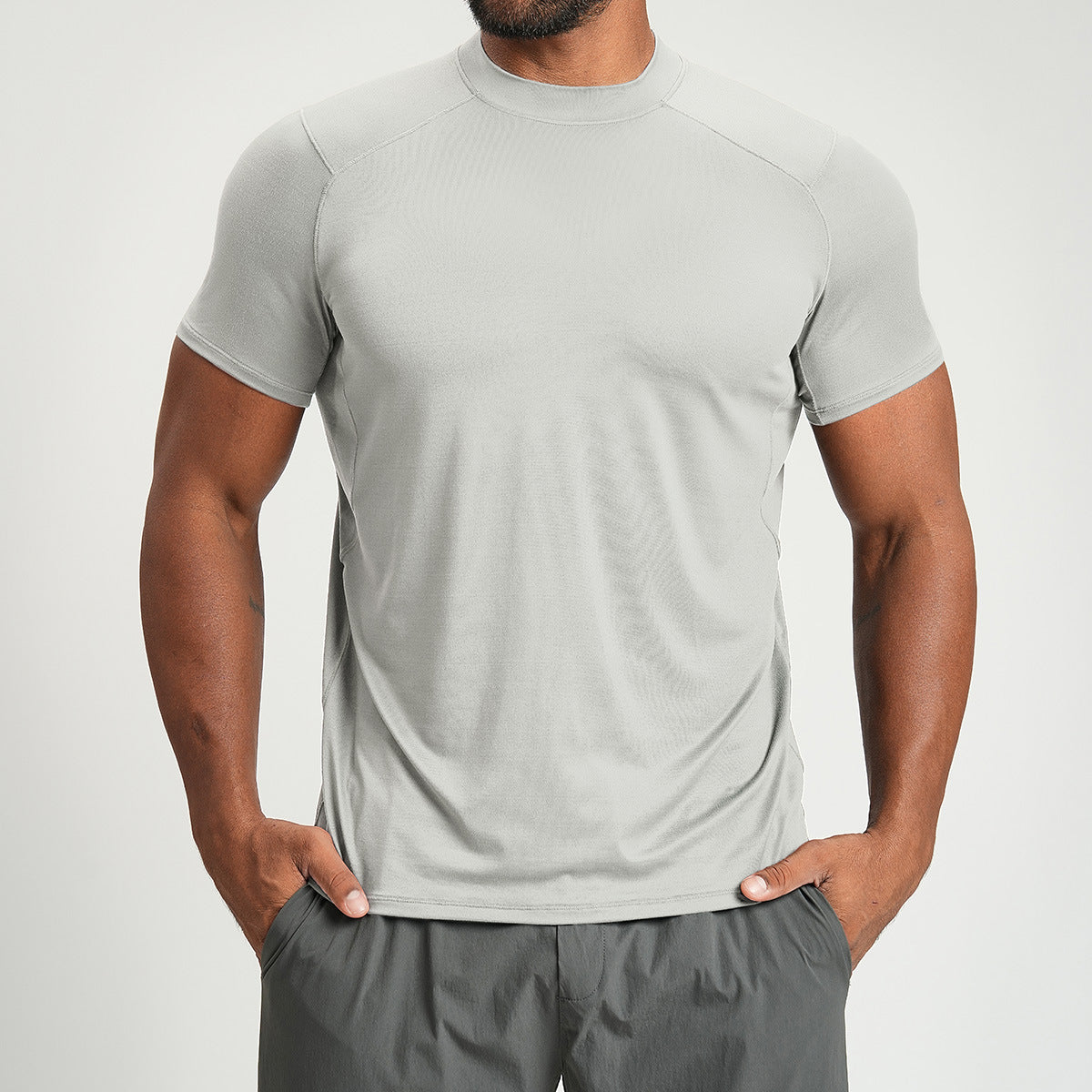 Men’s Breathable Athletic Short Sleeve Training T-Shirt