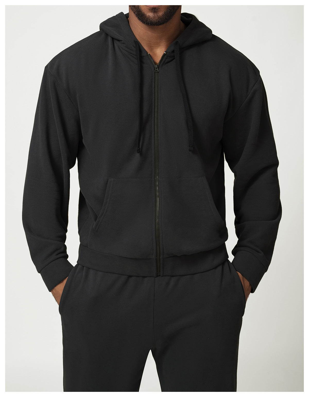 Men’s Zip-Up Hoodie Sweat Jacket