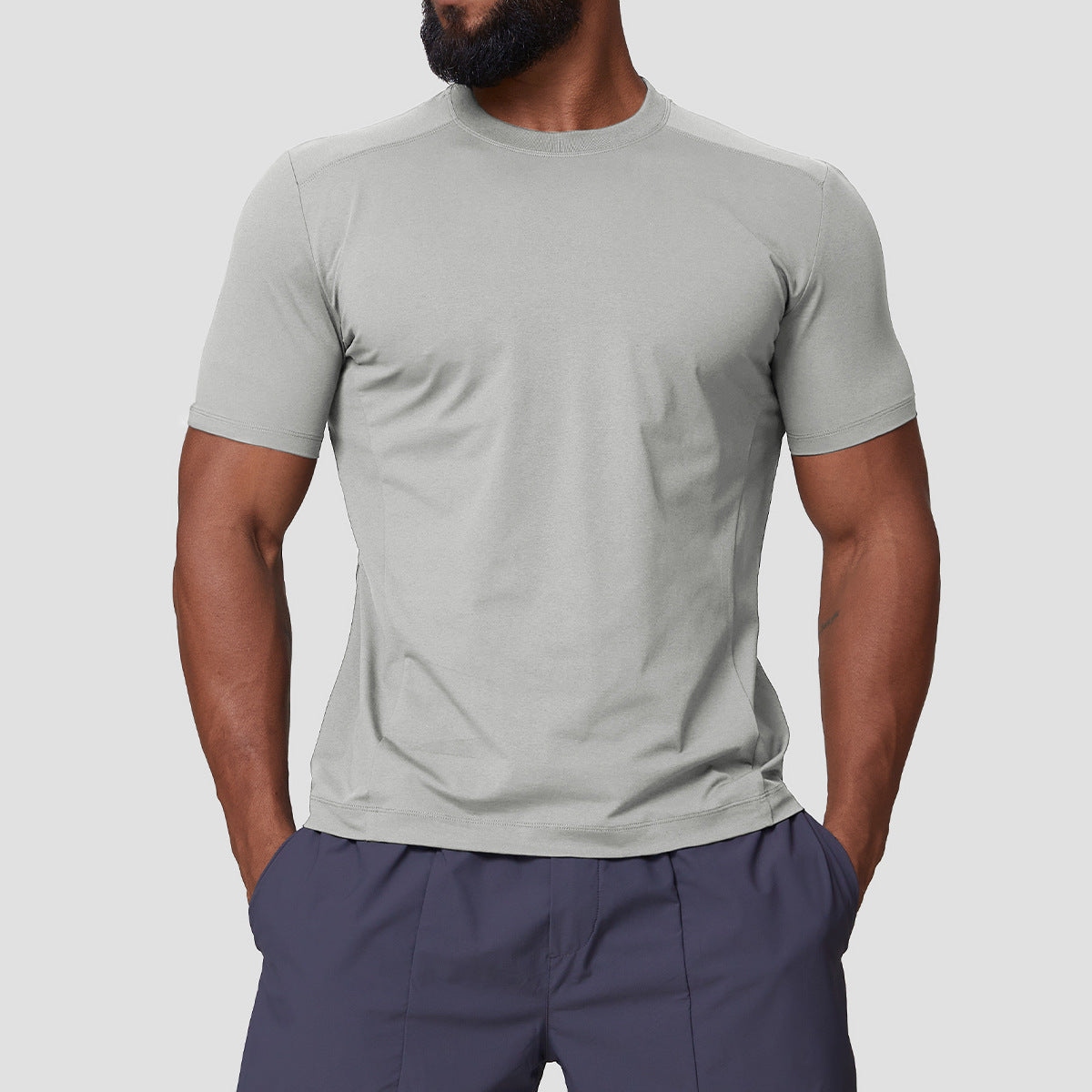 Men’s Anti-UV Quick-Dry Crew Neck T-Shirt