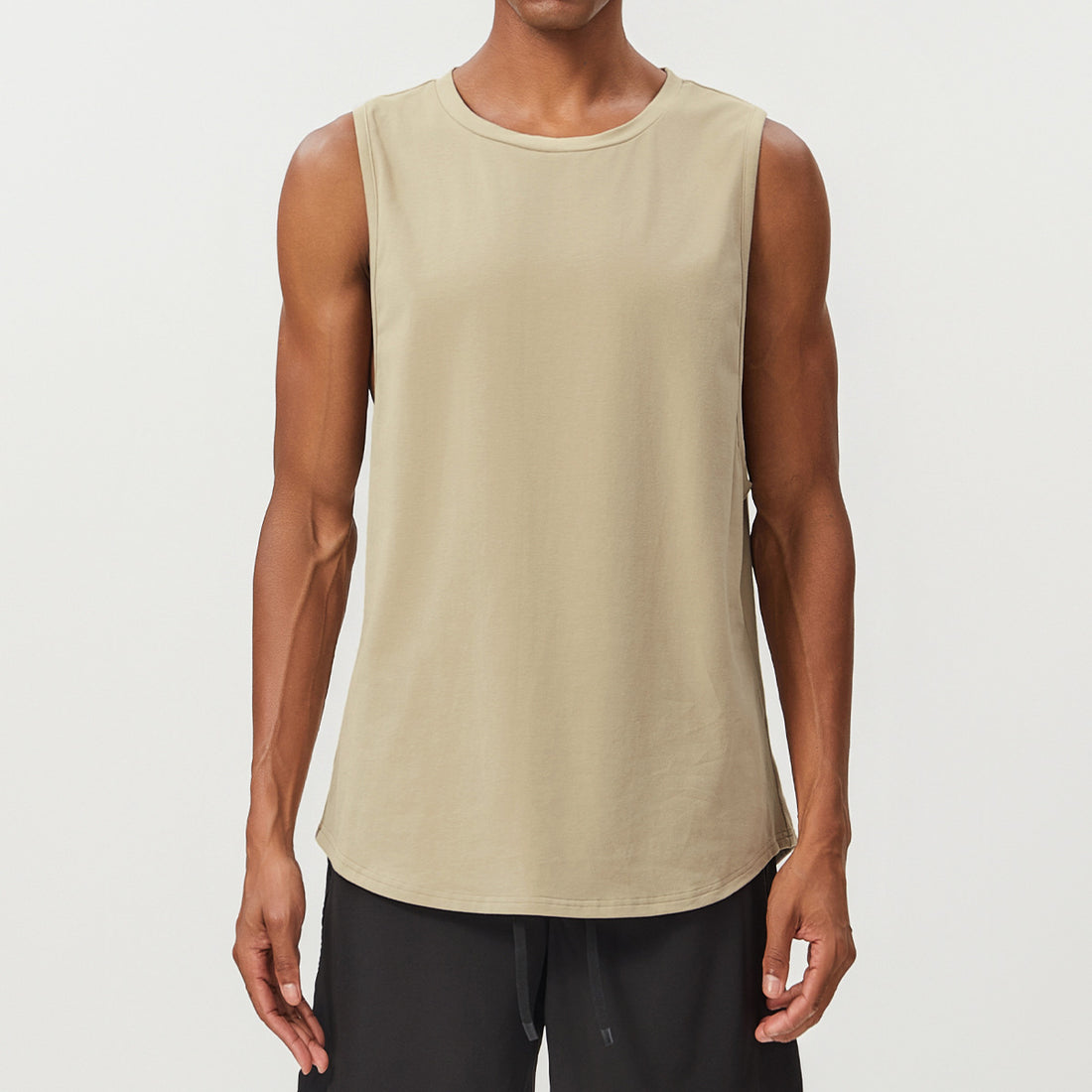 Men’s Breathable Quick-Dry Sleeveless Training Tank Top