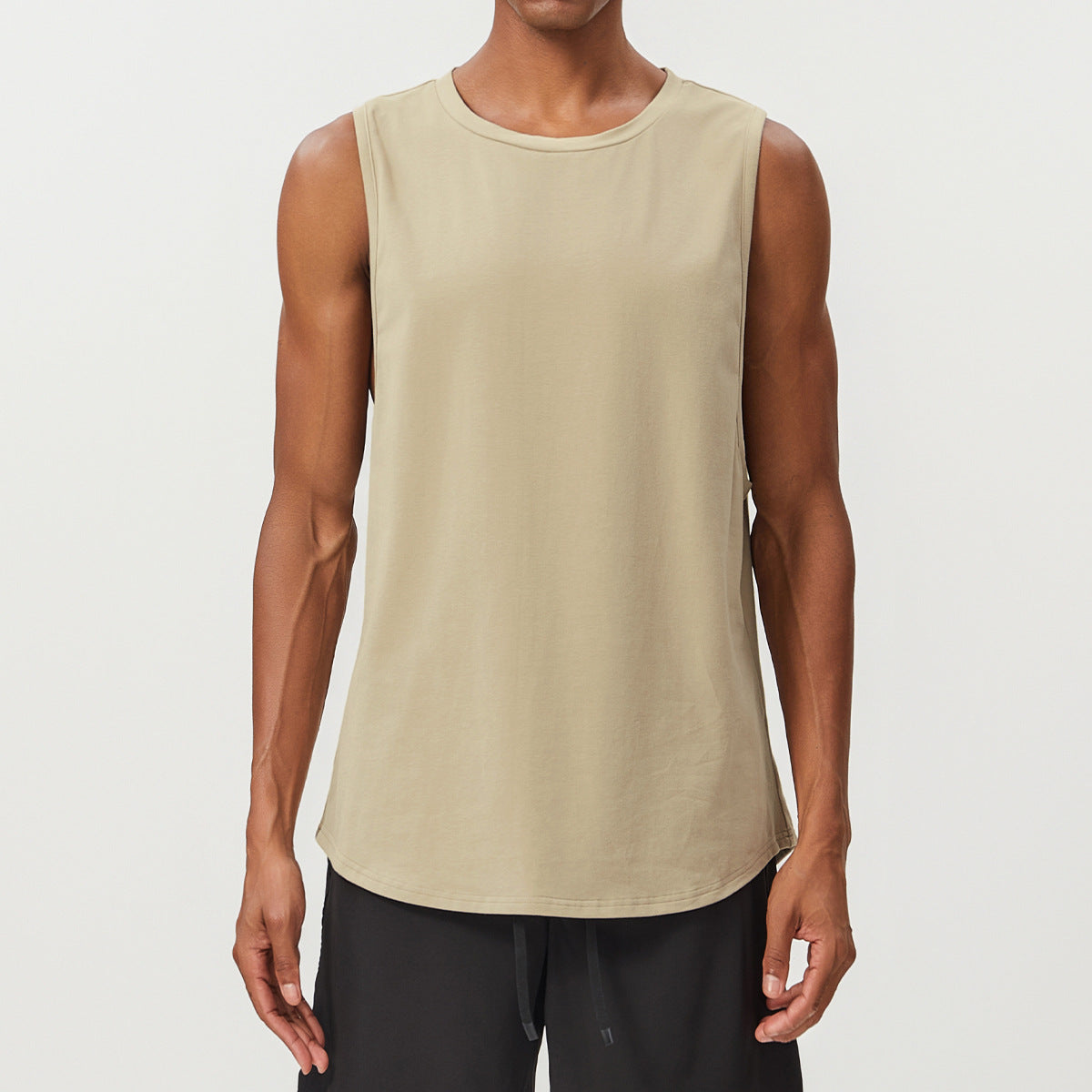 Men’s Breathable Quick-Dry Sleeveless Training Tank Top