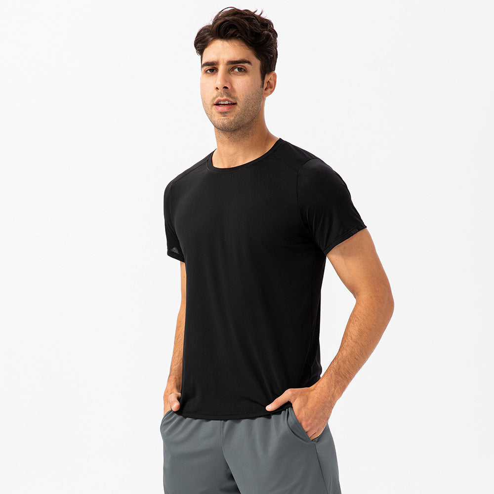 Men’s Breathable Quick-Dry Crew Neck T-Shirt