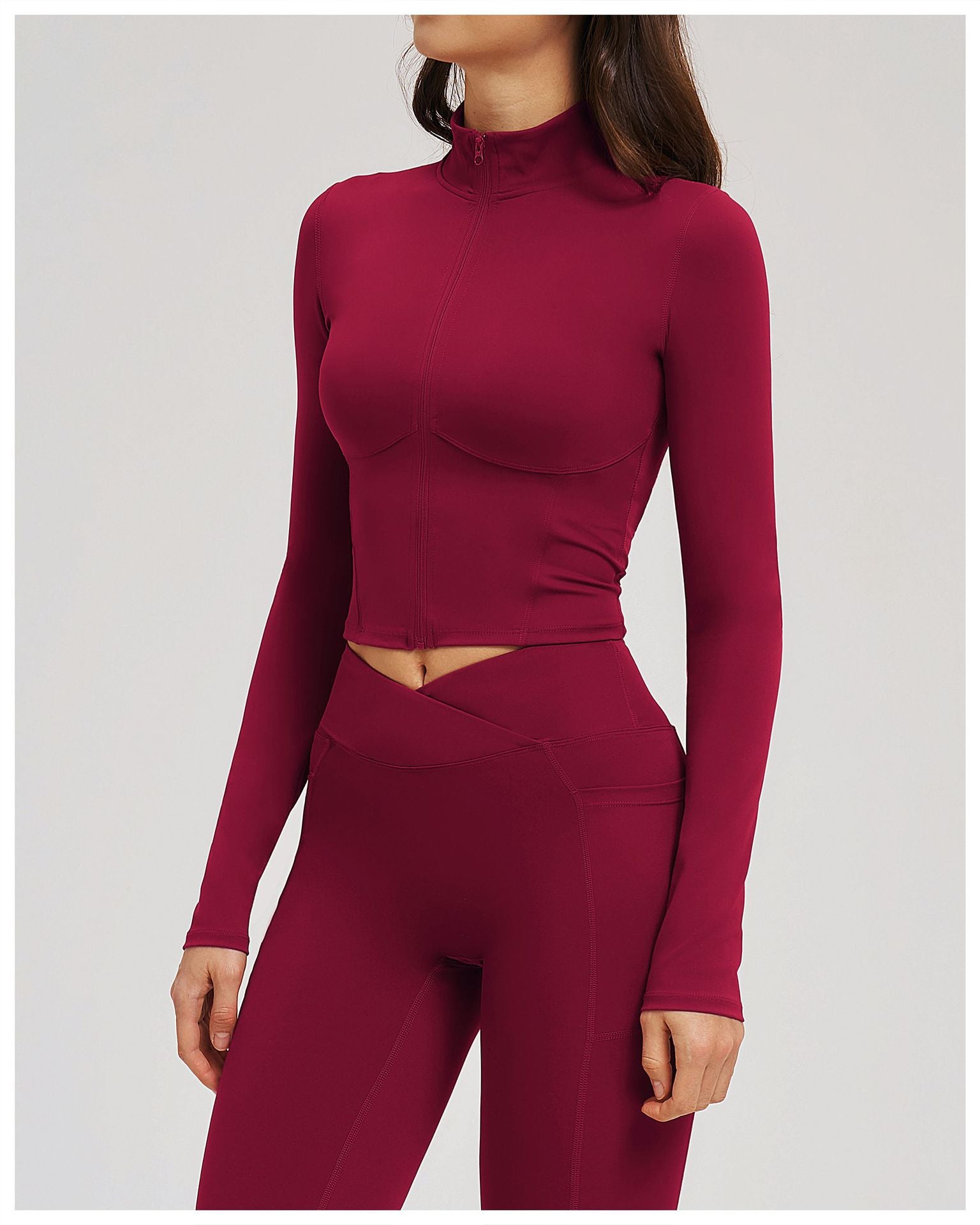 Women’s Slim-Fit Zip-Up Sports Jacket