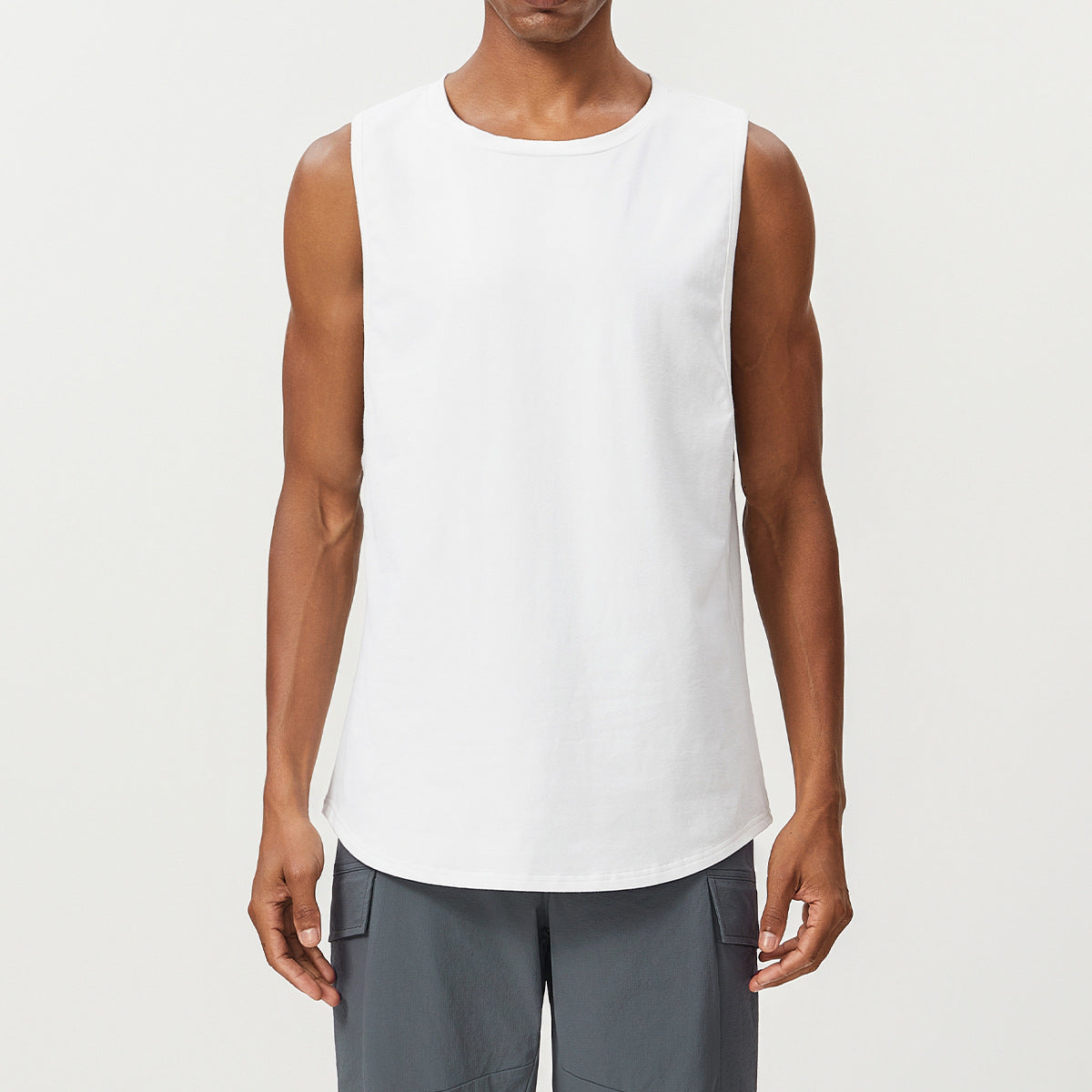 Men’s Breathable Quick-Dry Sleeveless Training Tank Top