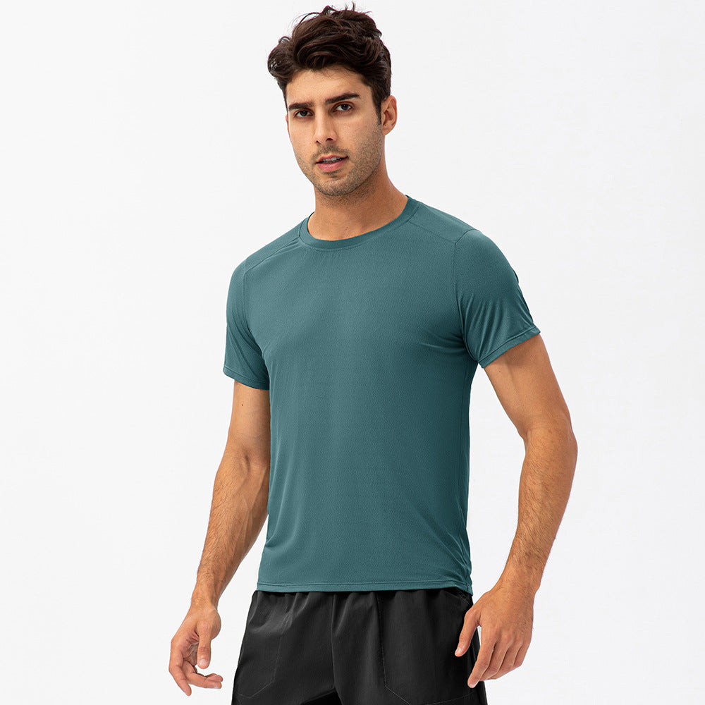 Men’s Breathable Quick-Dry Crew Neck T-Shirt