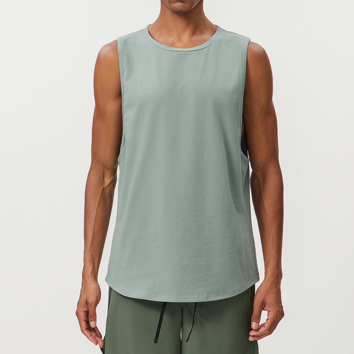 Men’s Breathable Quick-Dry Sleeveless Training Tank Top
