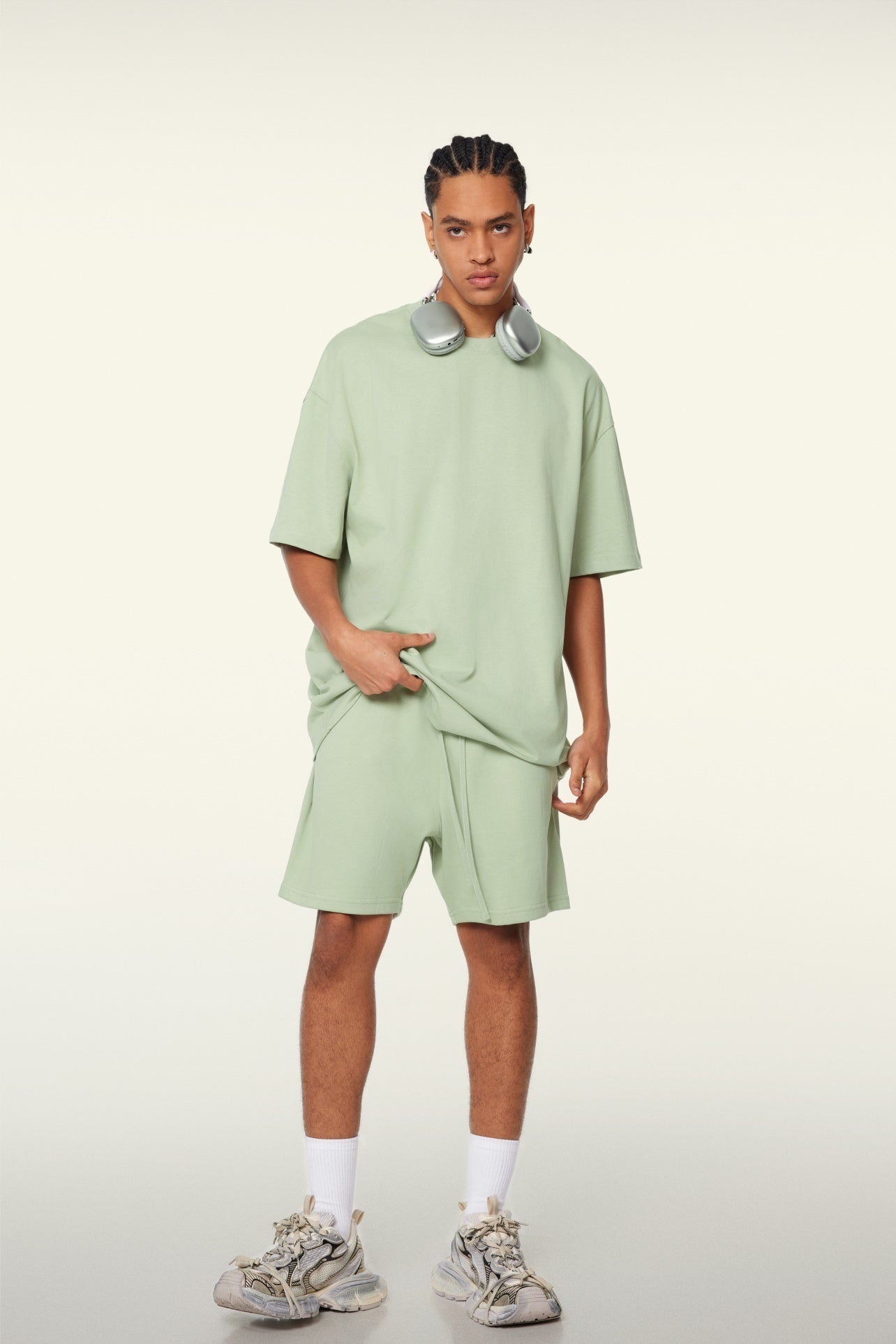 Men’s Heavyweight Oversized Cotton T-Shirt (345G)