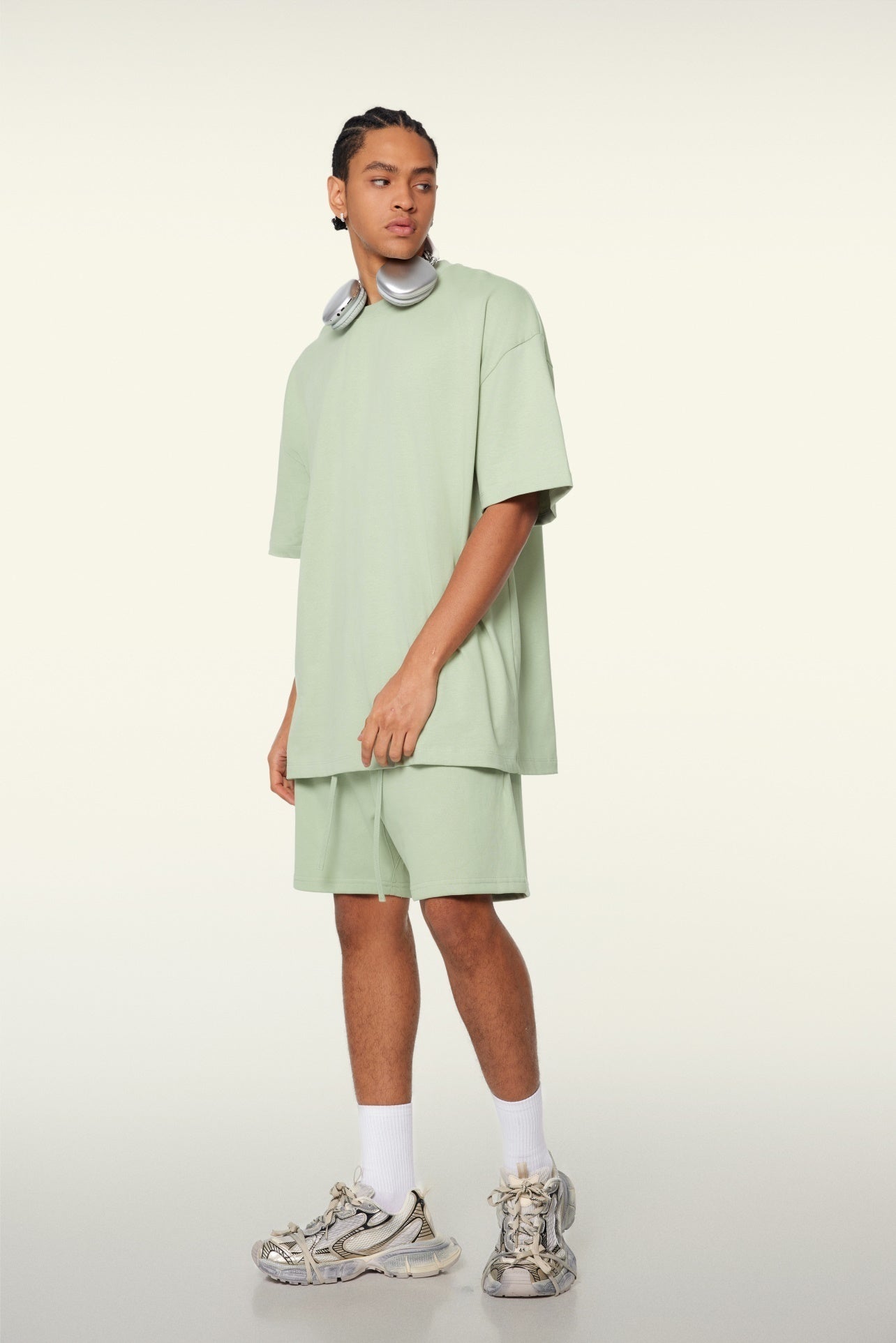 Men’s Heavyweight Oversized Cotton T-Shirt (345G)