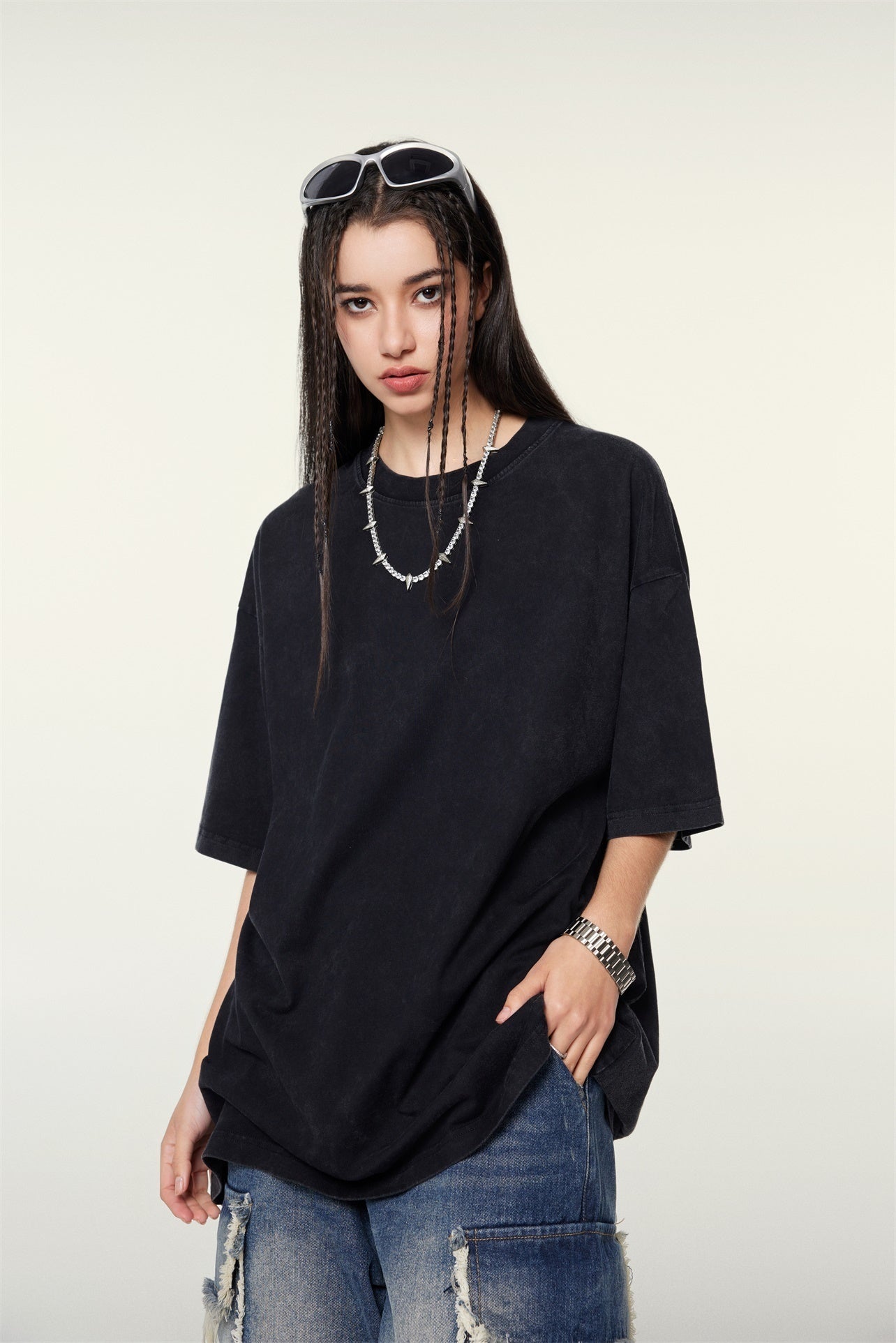 Men’s Heavyweight Oversized Cotton T-Shirt (345G)