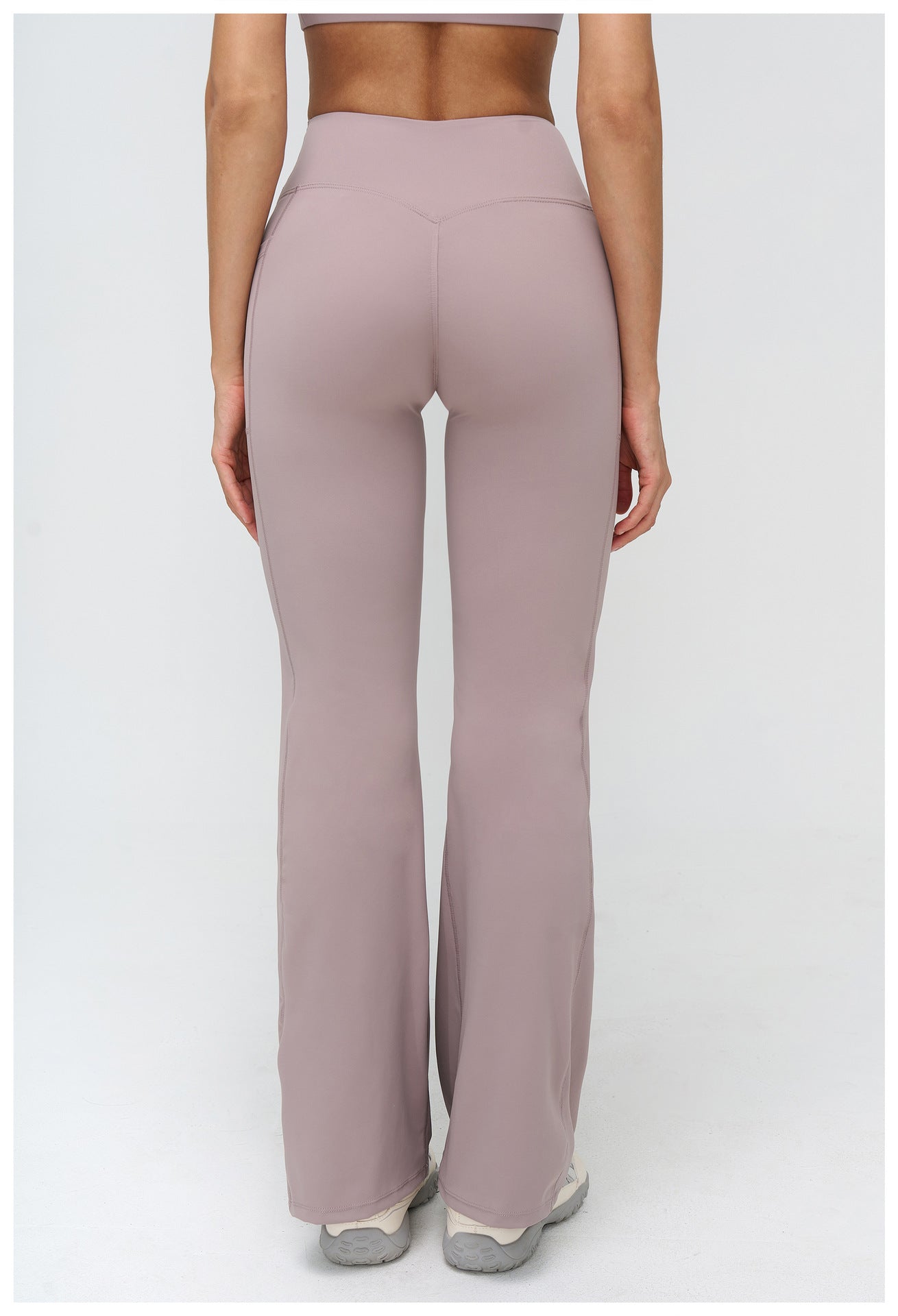 Women’s High-Waisted Crossover Waist Flared Yoga Pants