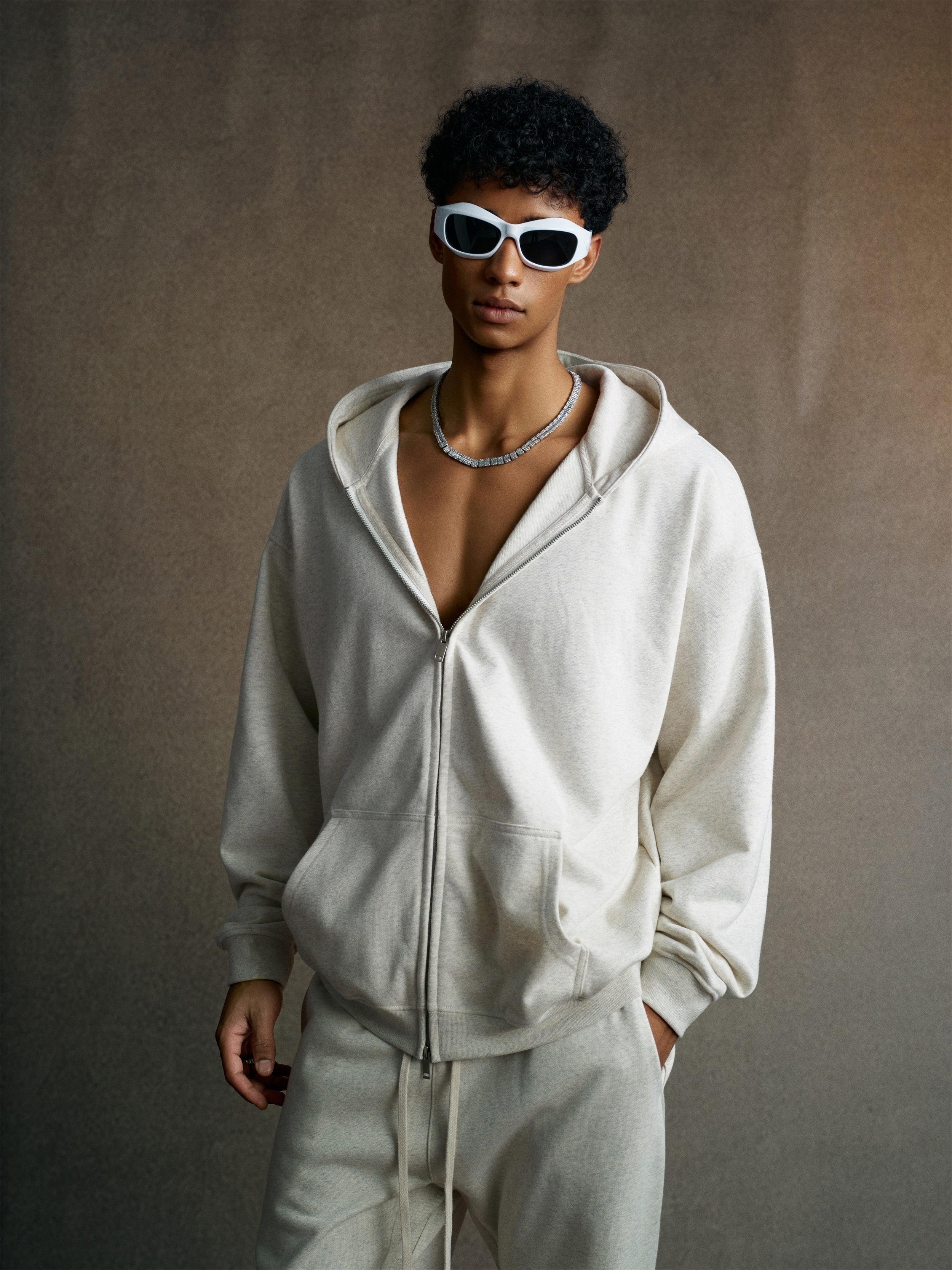 Men’s Heavyweight Fleece Zip Hoodie (445G)