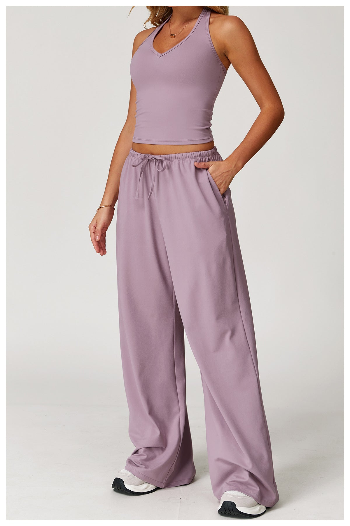 Women’s Wide-Leg Drawstring Lounge Pants