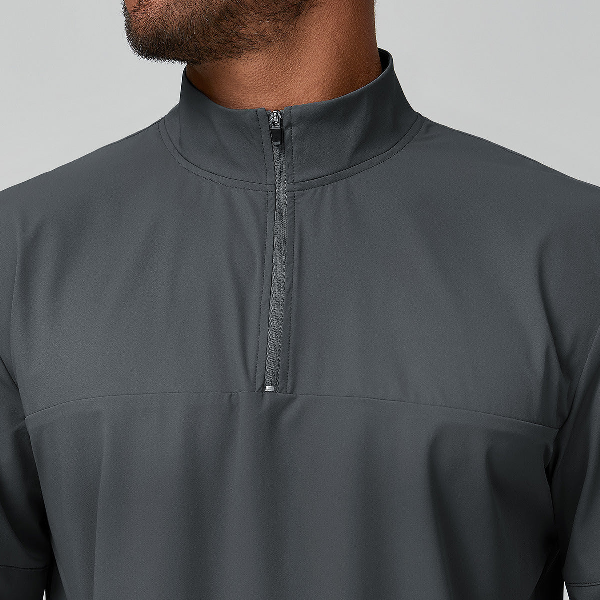 Men’s Half-Zip Long Sleeve Outdoor Training Top