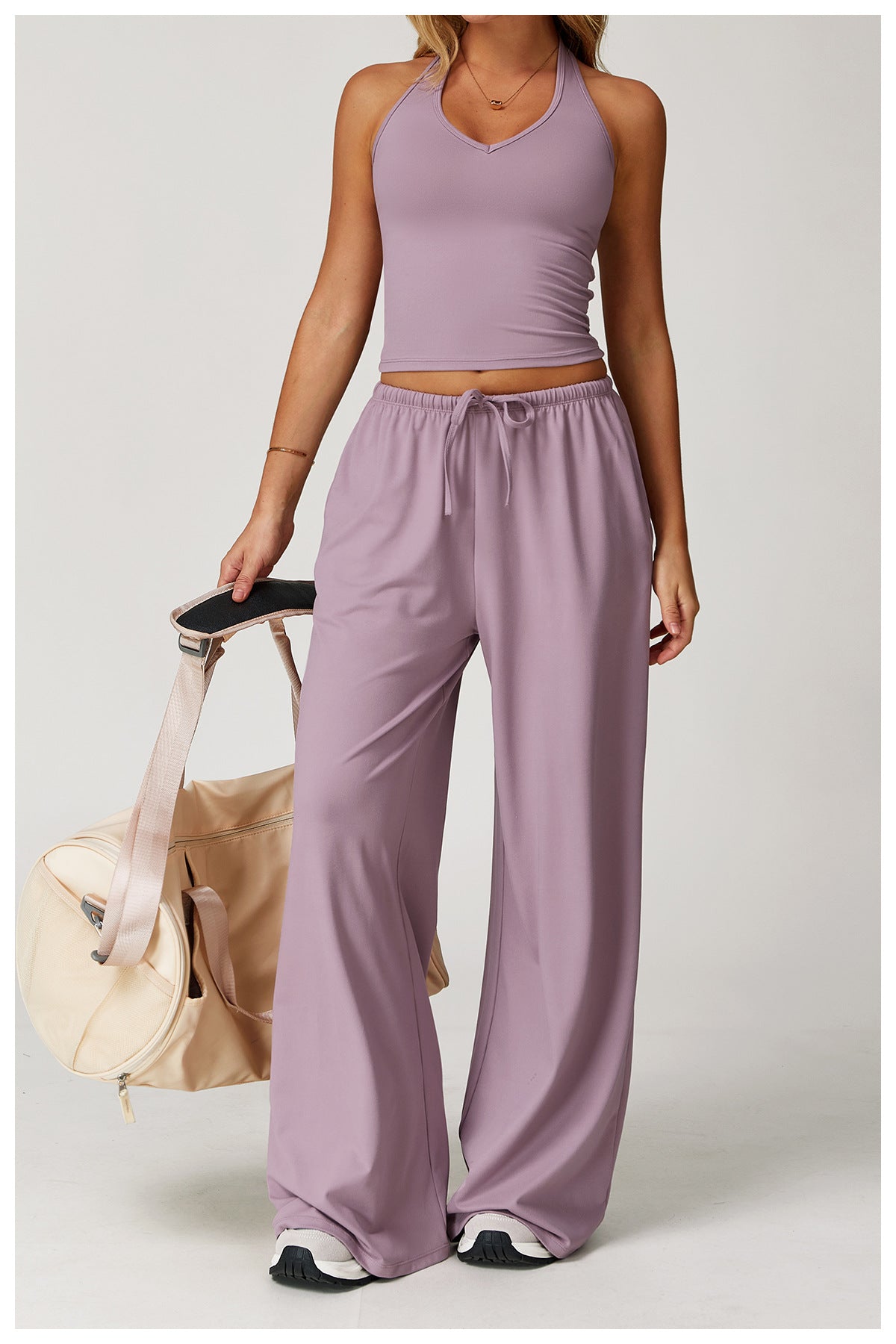 Women’s Wide-Leg Drawstring Lounge Pants