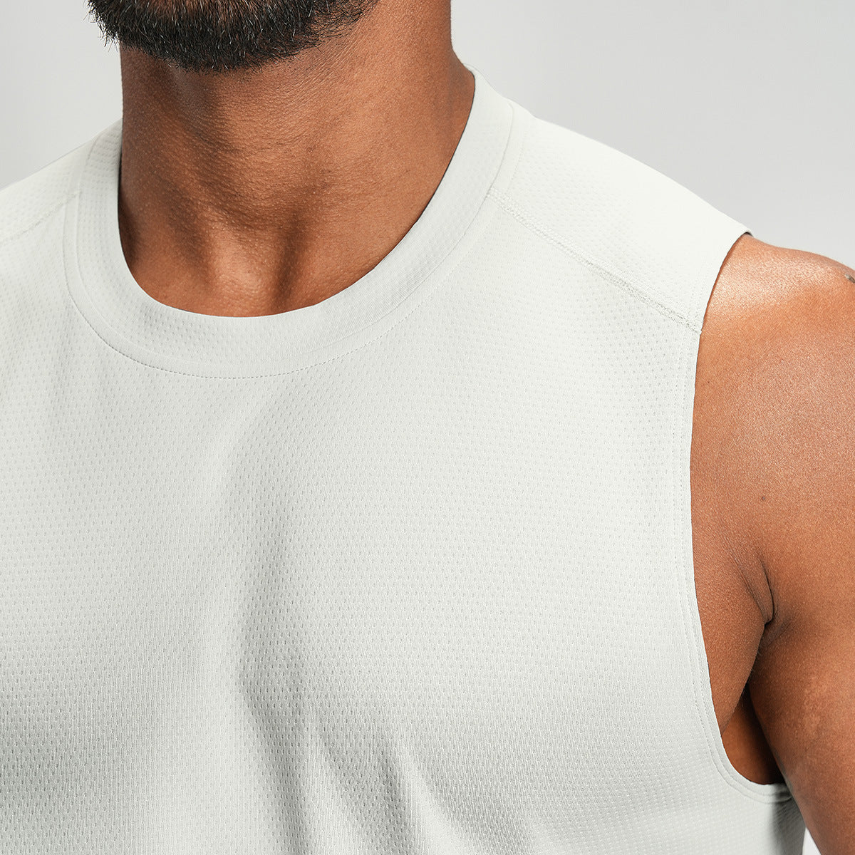 Men’s Breathable Mesh Sleeveless Training Tank