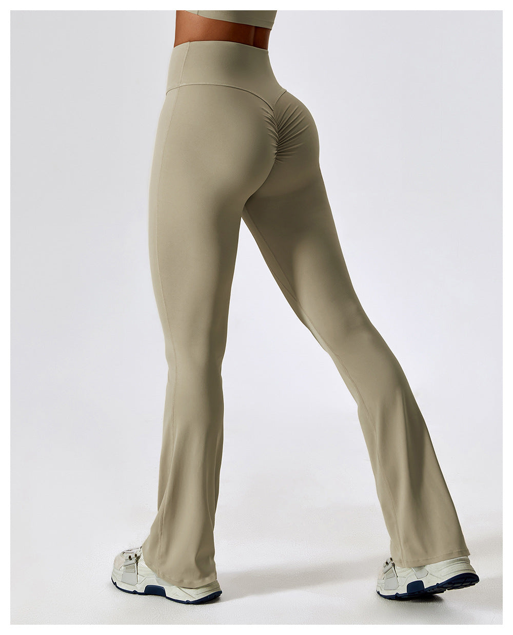 Women’s High-Waisted Scrunch Flared Yoga Pants