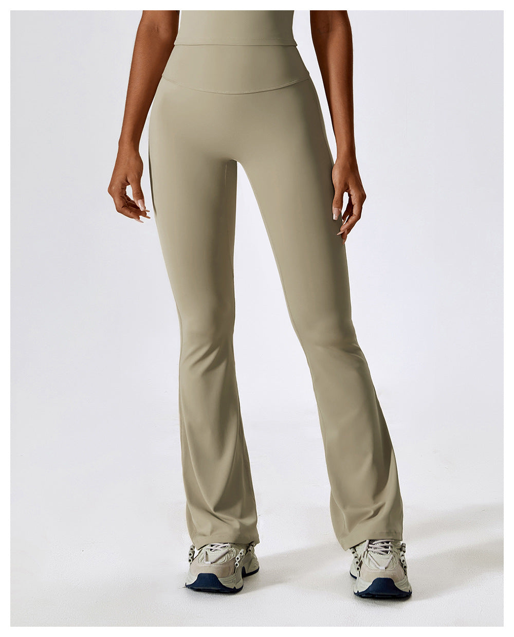 Women’s High-Waisted Scrunch Flared Yoga Pants