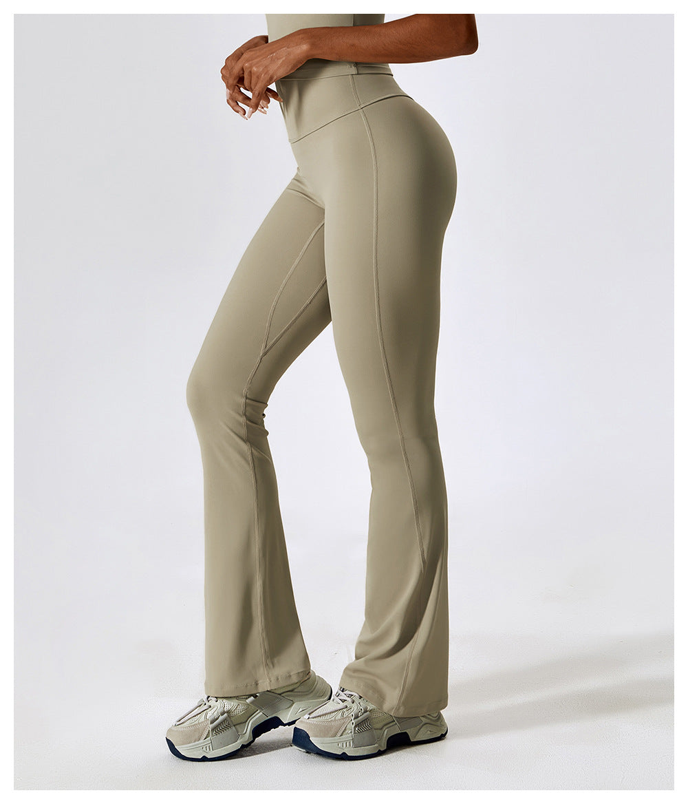 Women’s High-Waisted Scrunch Flared Yoga Pants