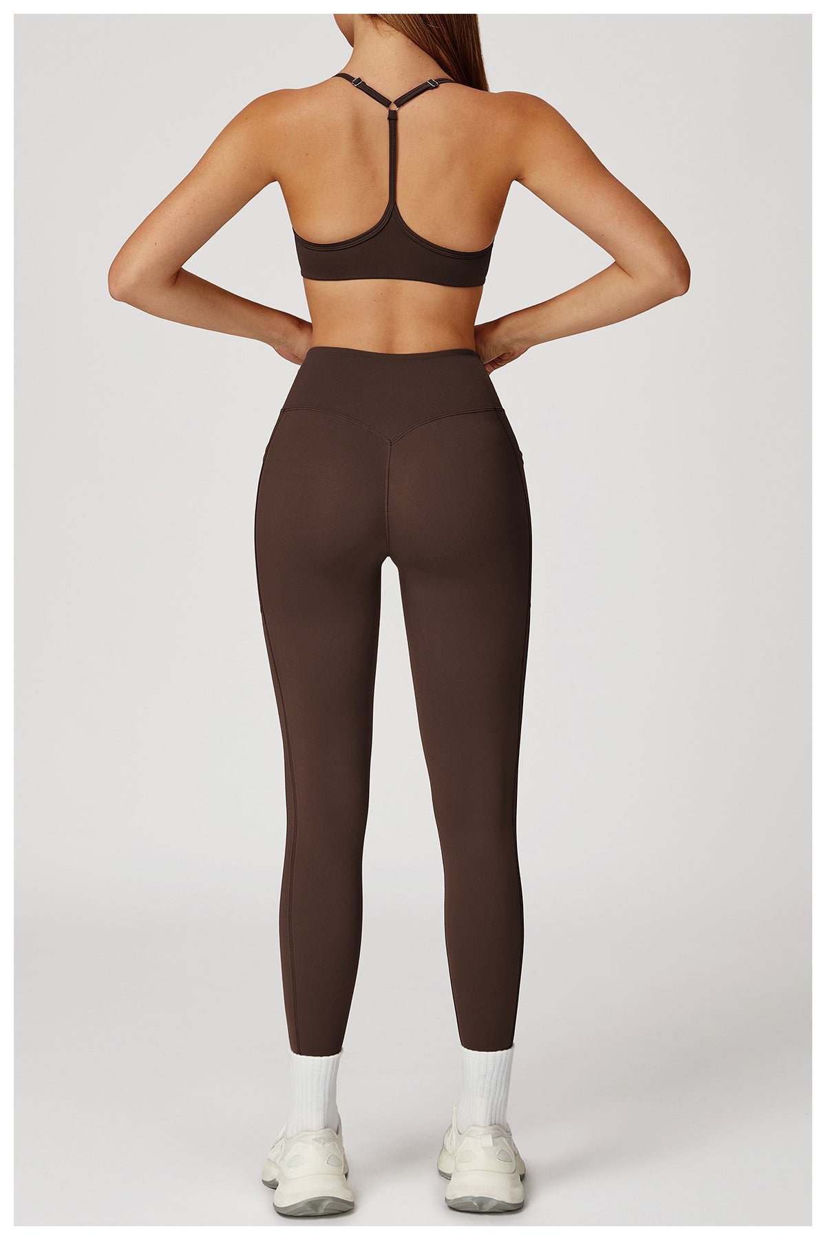 Women’s High-Waisted Crossover Waist Sculpting Yoga Leggings