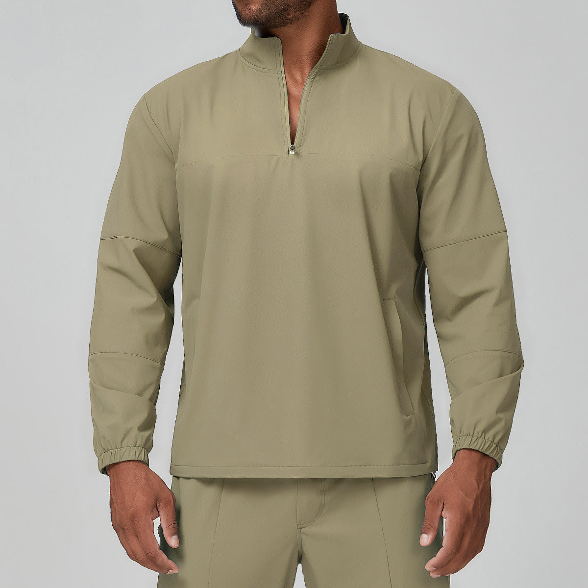 Men’s Half-Zip Long Sleeve Outdoor Training Top