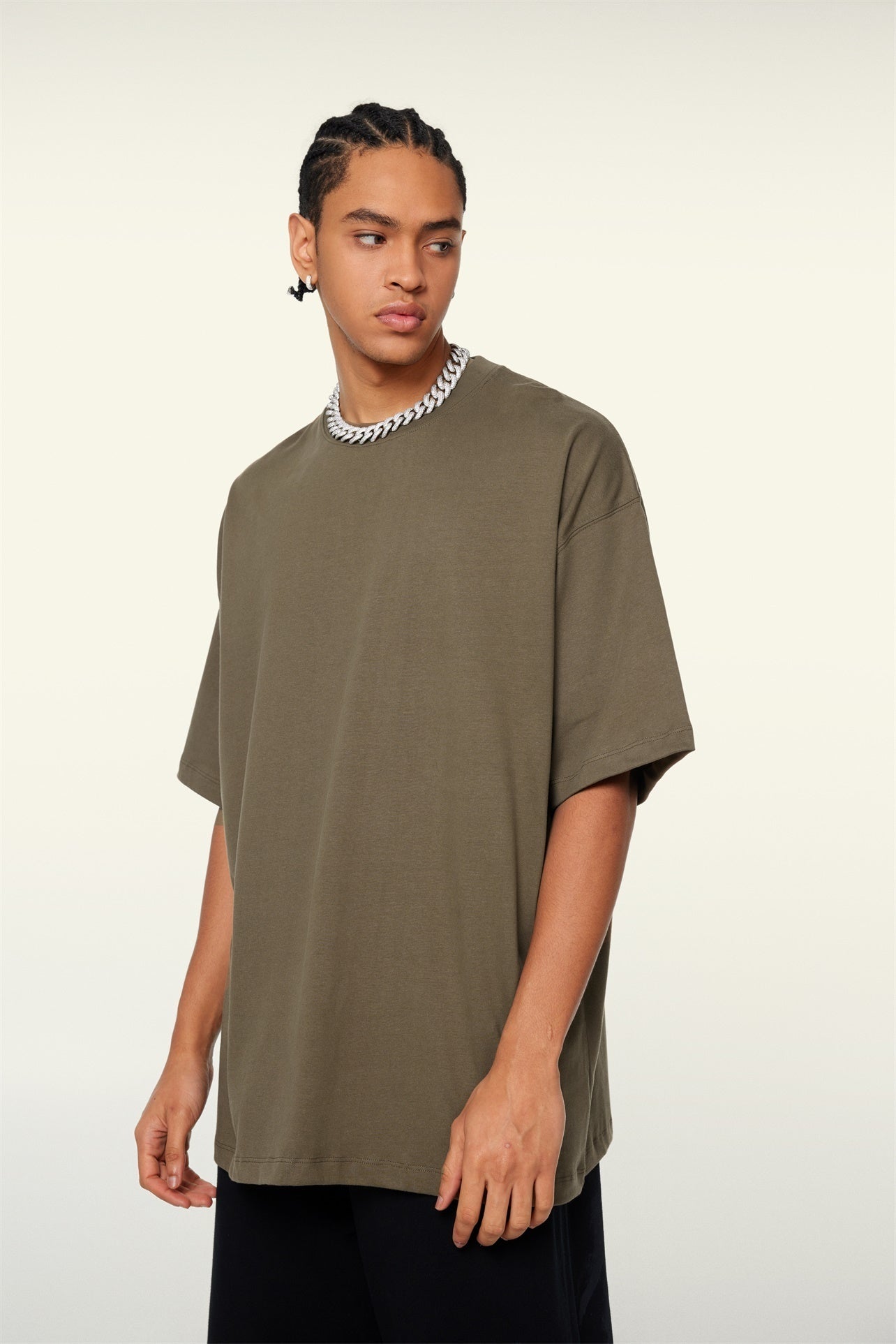 Men’s Heavyweight Oversized Cotton T-Shirt (345G)