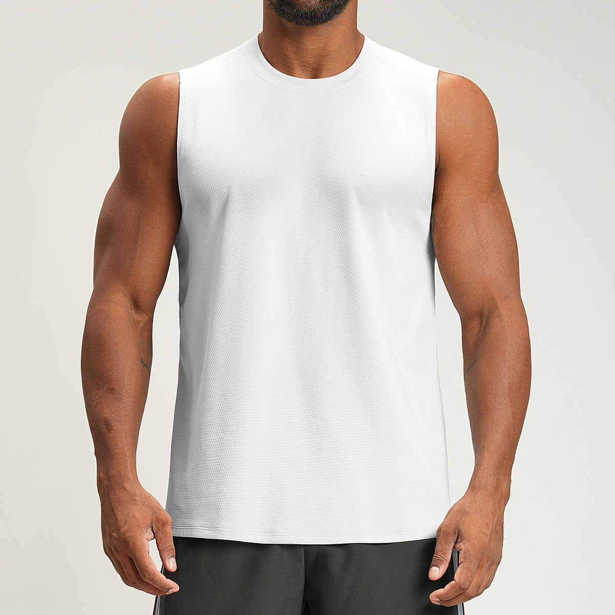 Men’s Breathable Mesh Sleeveless Training Tank