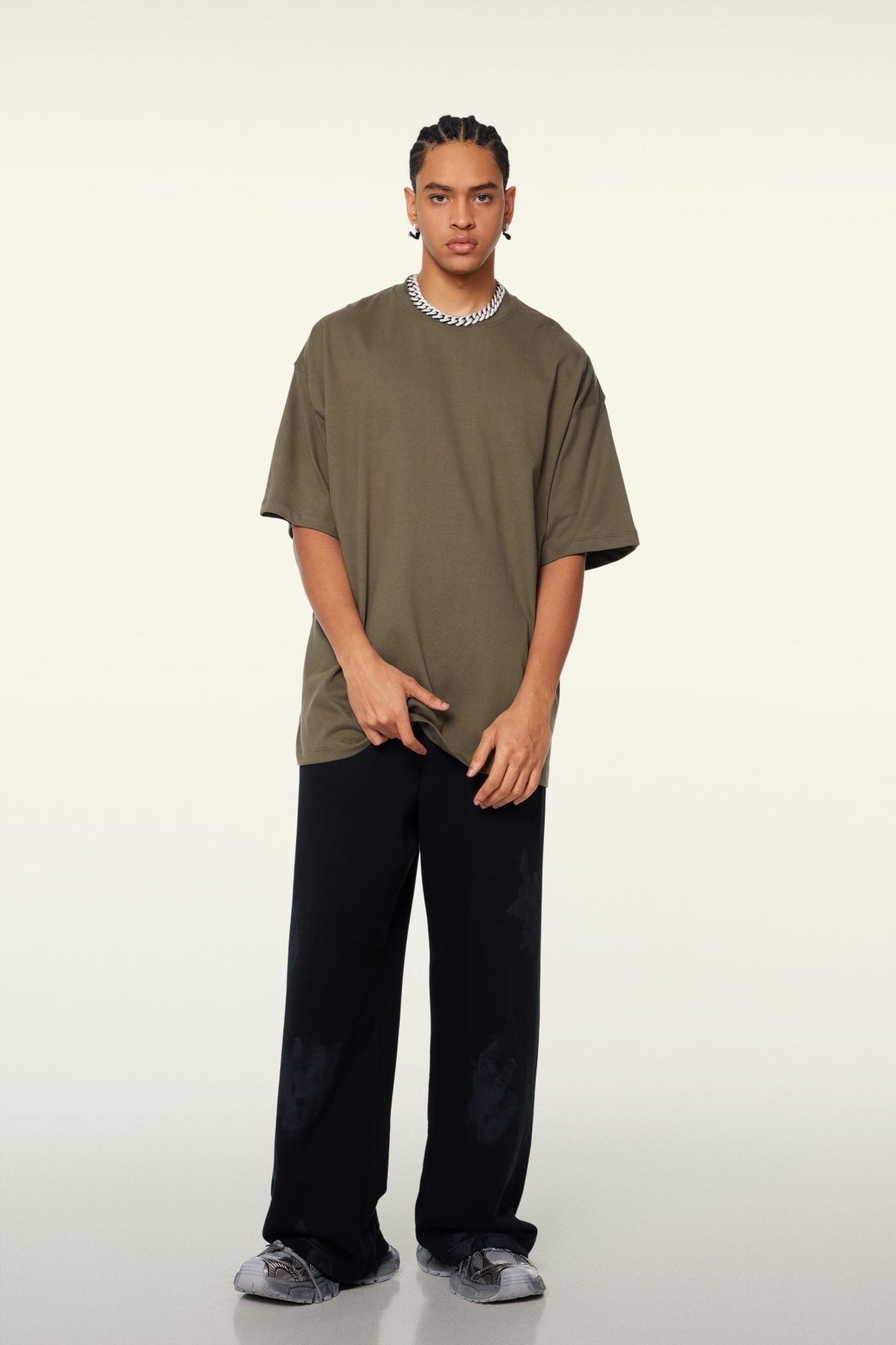 Men’s Heavyweight Oversized Cotton T-Shirt (345G)