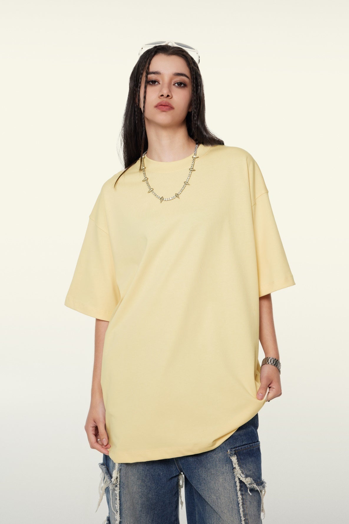 Men’s Heavyweight Oversized Cotton T-Shirt (345G)
